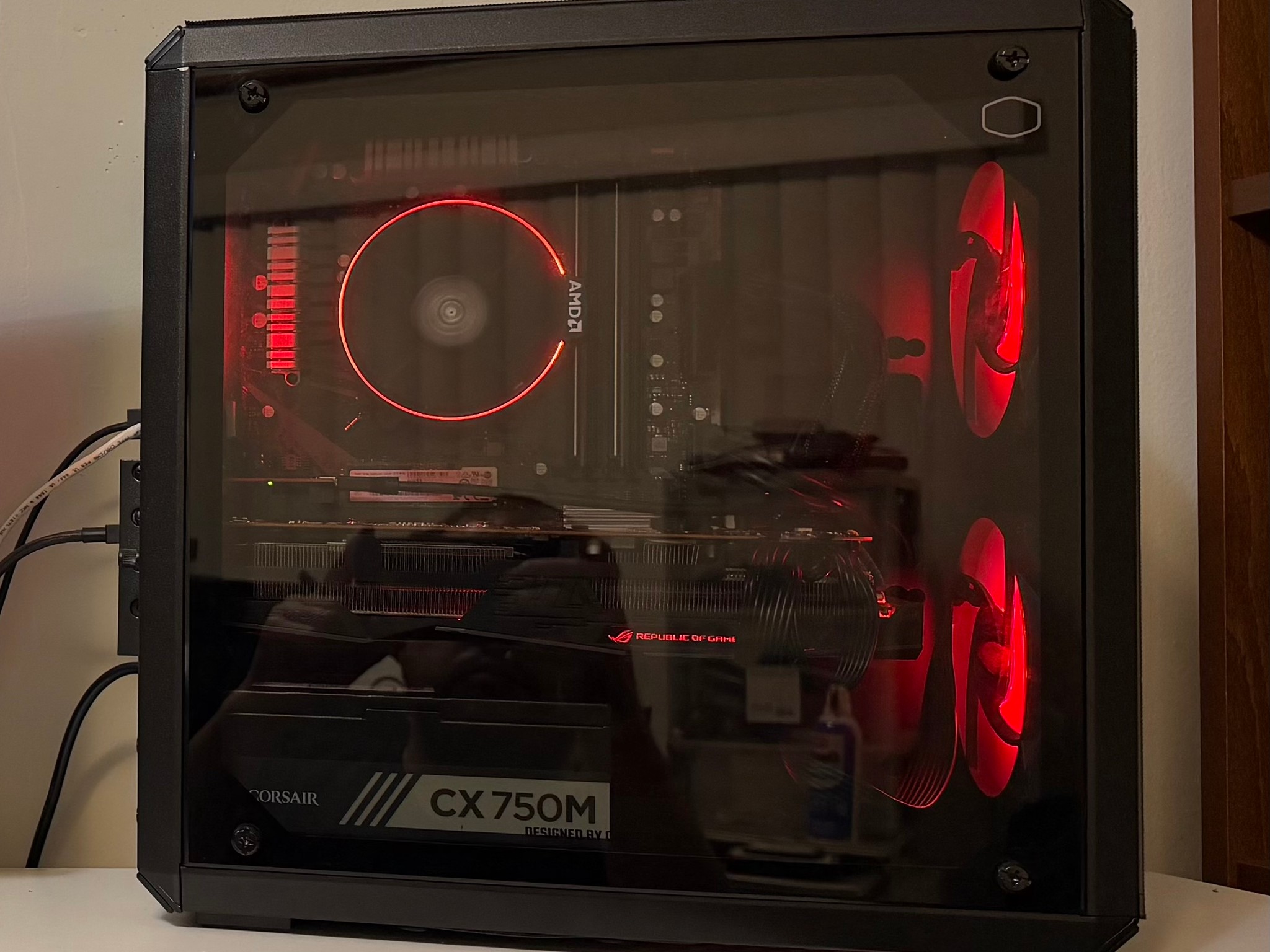 Gaming PC Ryzen 5 3600 16GB RAM 512GB SSD RX 5700 XT 8GB Windows 11 Computer