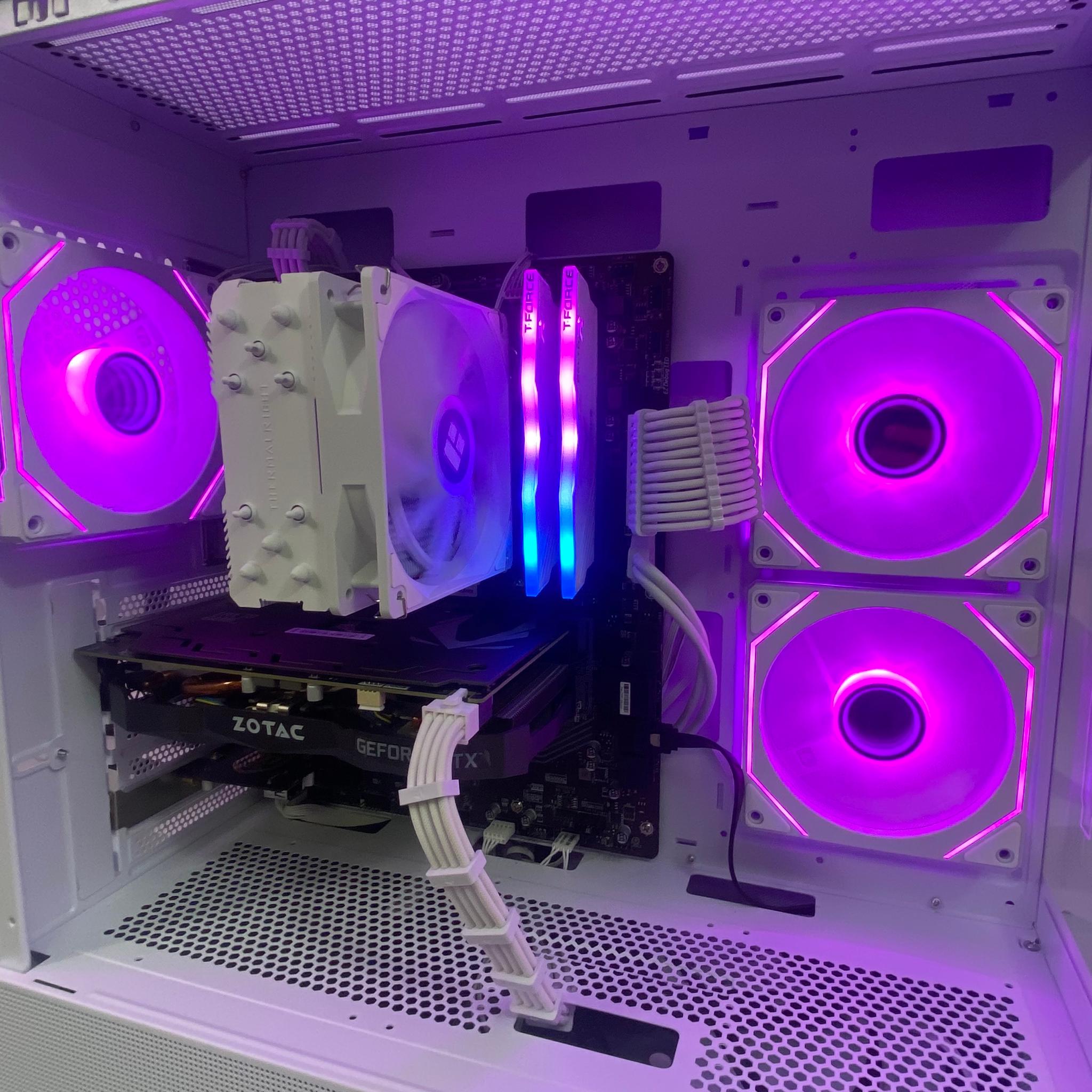 White RGB Gaming PC | i5 | RTX 2060 | 16GB RGB RAM | 512GB M.2 SSD | WI-FI