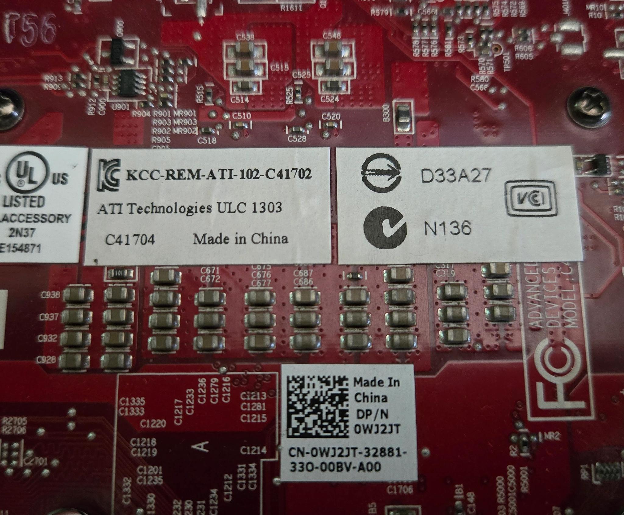 USED AMD FirePro W5000 2GB Low Power Discreet GPU