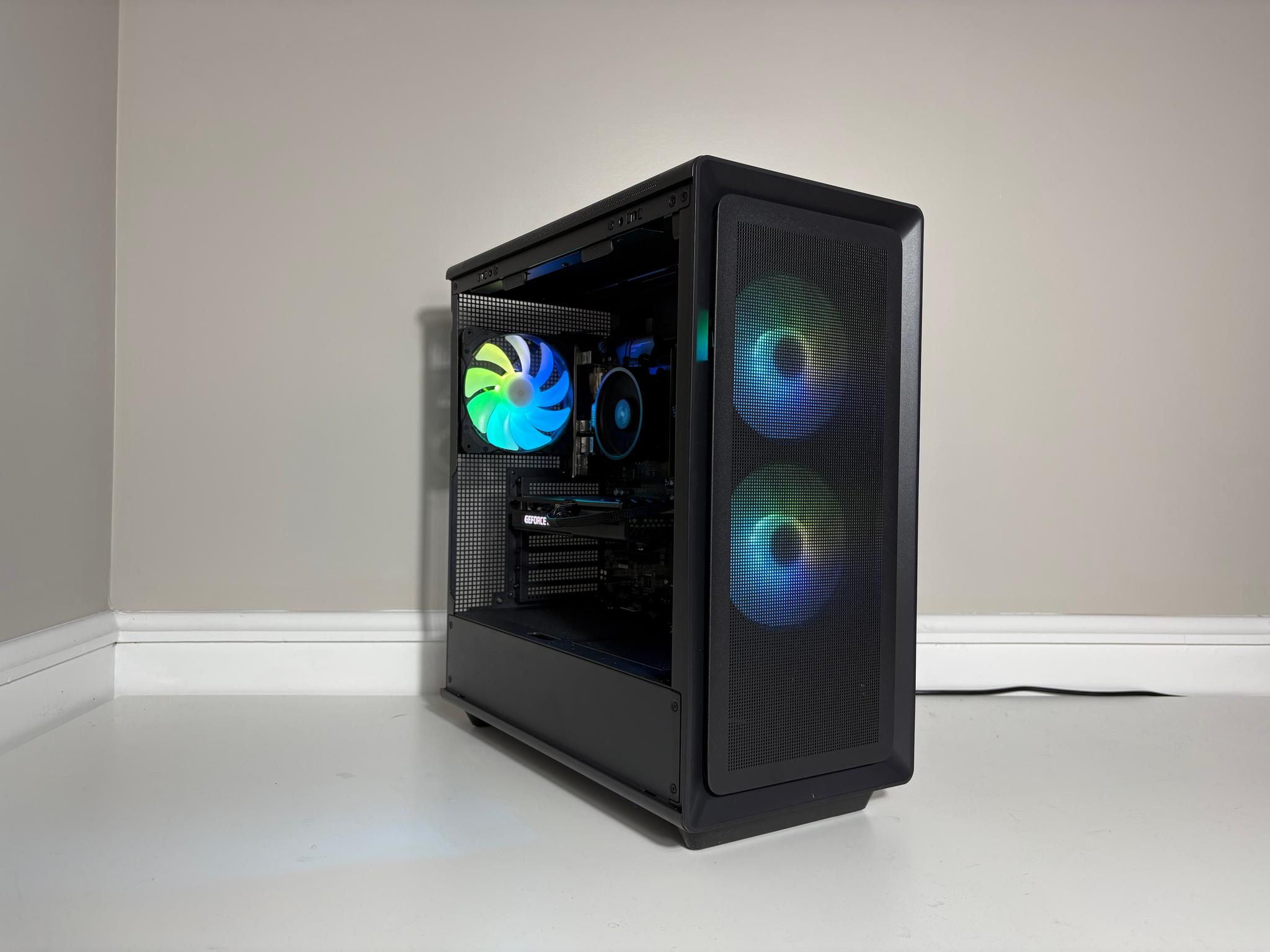 Crimson Valley (V4) Gaming PC - AMD Ryzen 7 2700, RTX 3050, 16GB DDR4, 512GB SSD