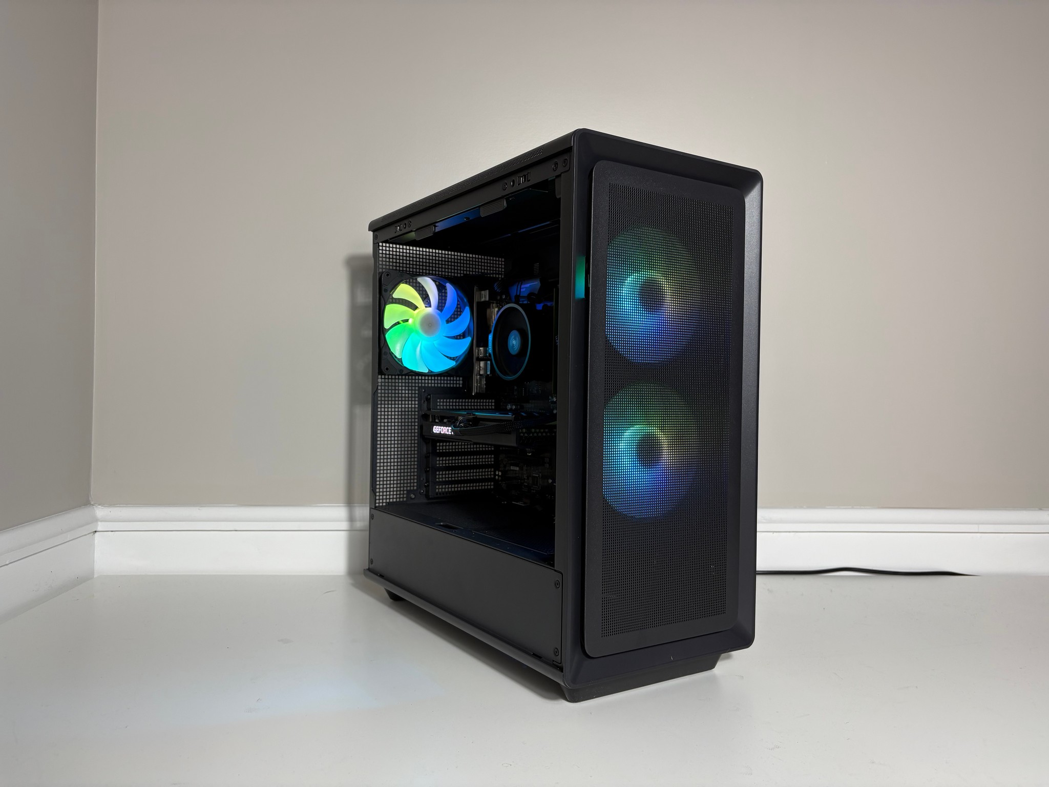 Crimson Valley (V4) Gaming PC - AMD Ryzen 7 2700, RTX 3050, 16GB DDR4, 512GB SSD