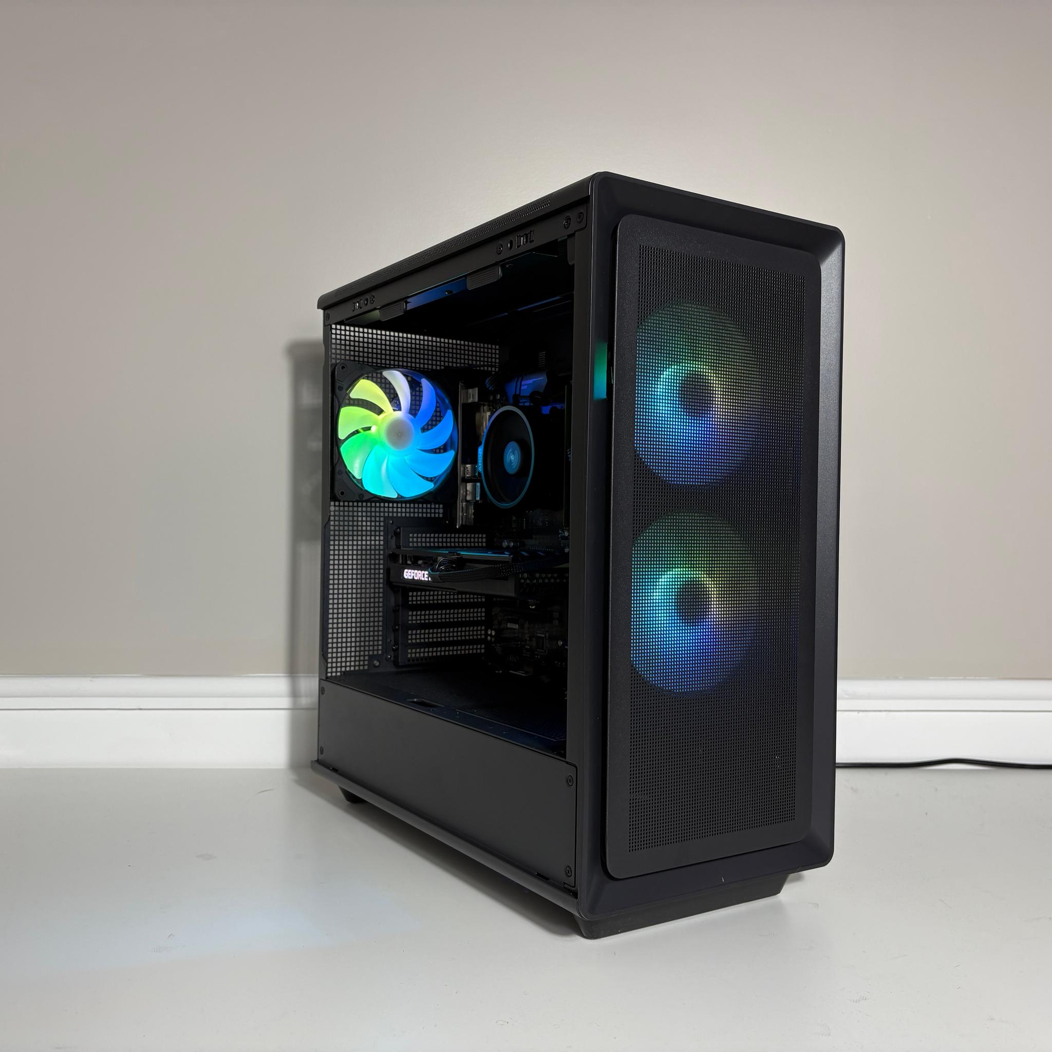 Crimson Valley (V4) Gaming PC - AMD Ryzen 7 2700, RTX 3050, 16GB DDR4, 512GB SSD