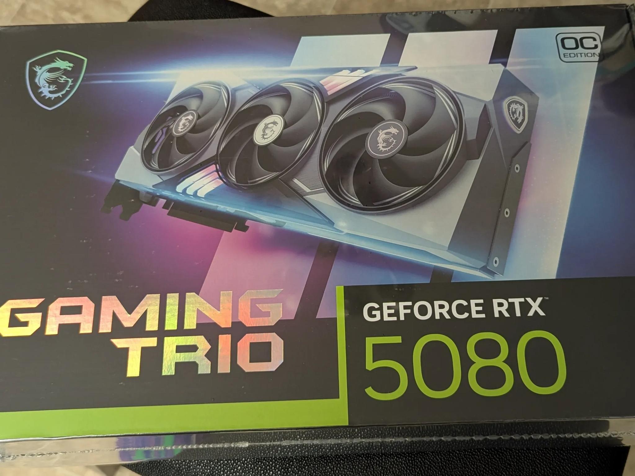 MSI Gaming Trio OC Nvidia 5080 Like New All Original Parts and Packaging