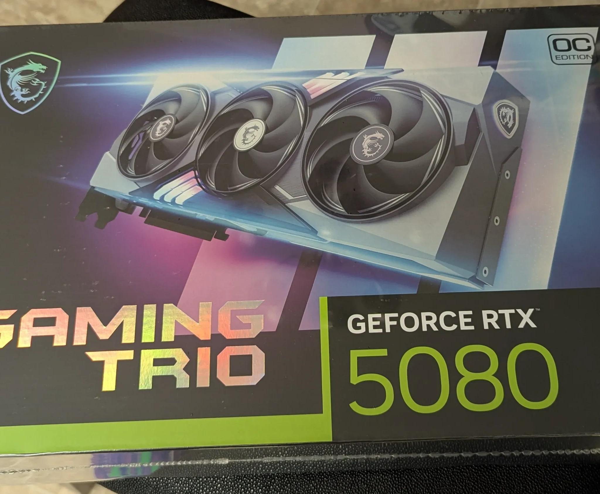 MSI Gaming Trio OC Nvidia 5080 Like New All Original Parts and Packaging