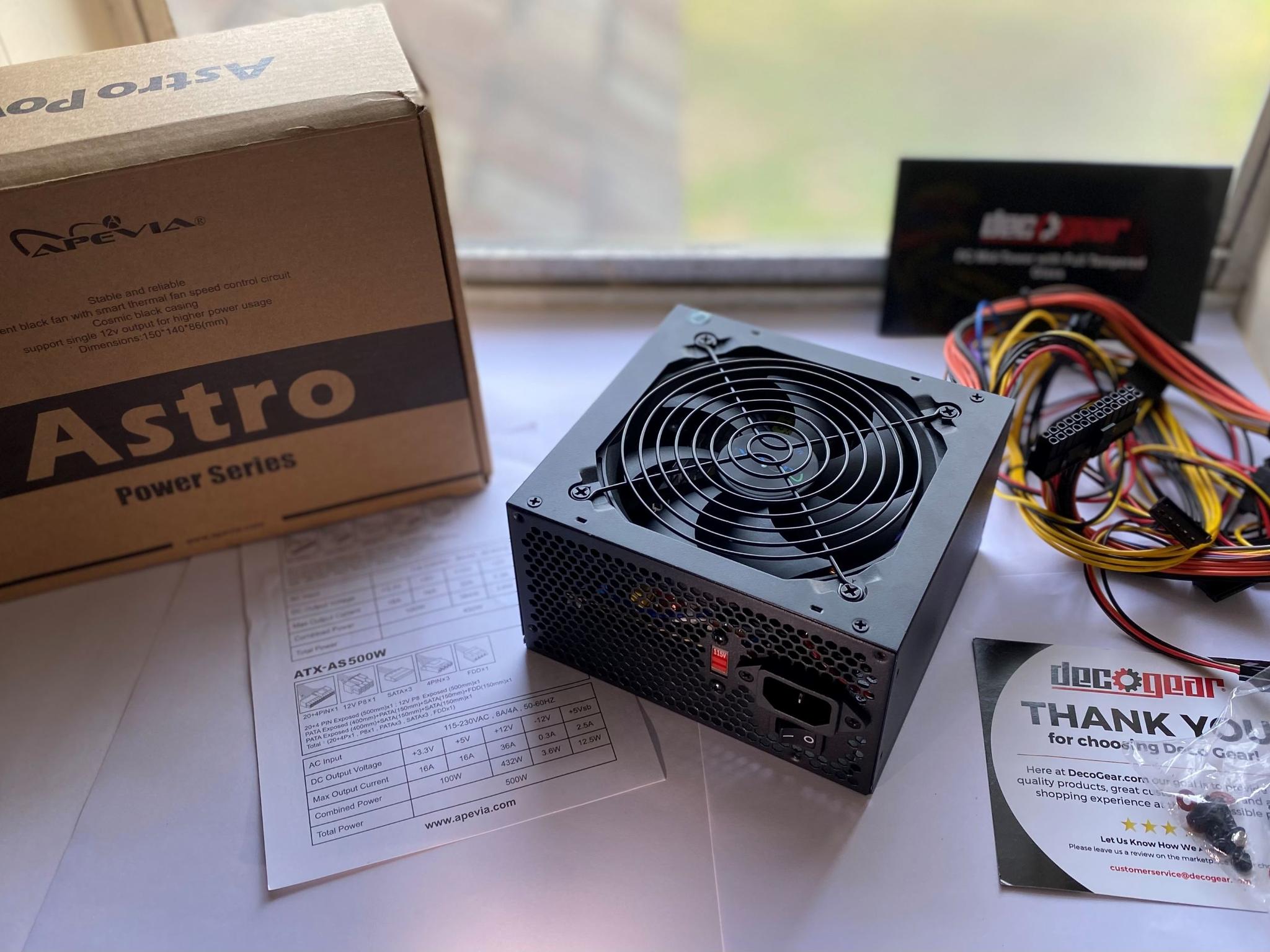 500W ATX APEVIA ATX-AS500W Astro