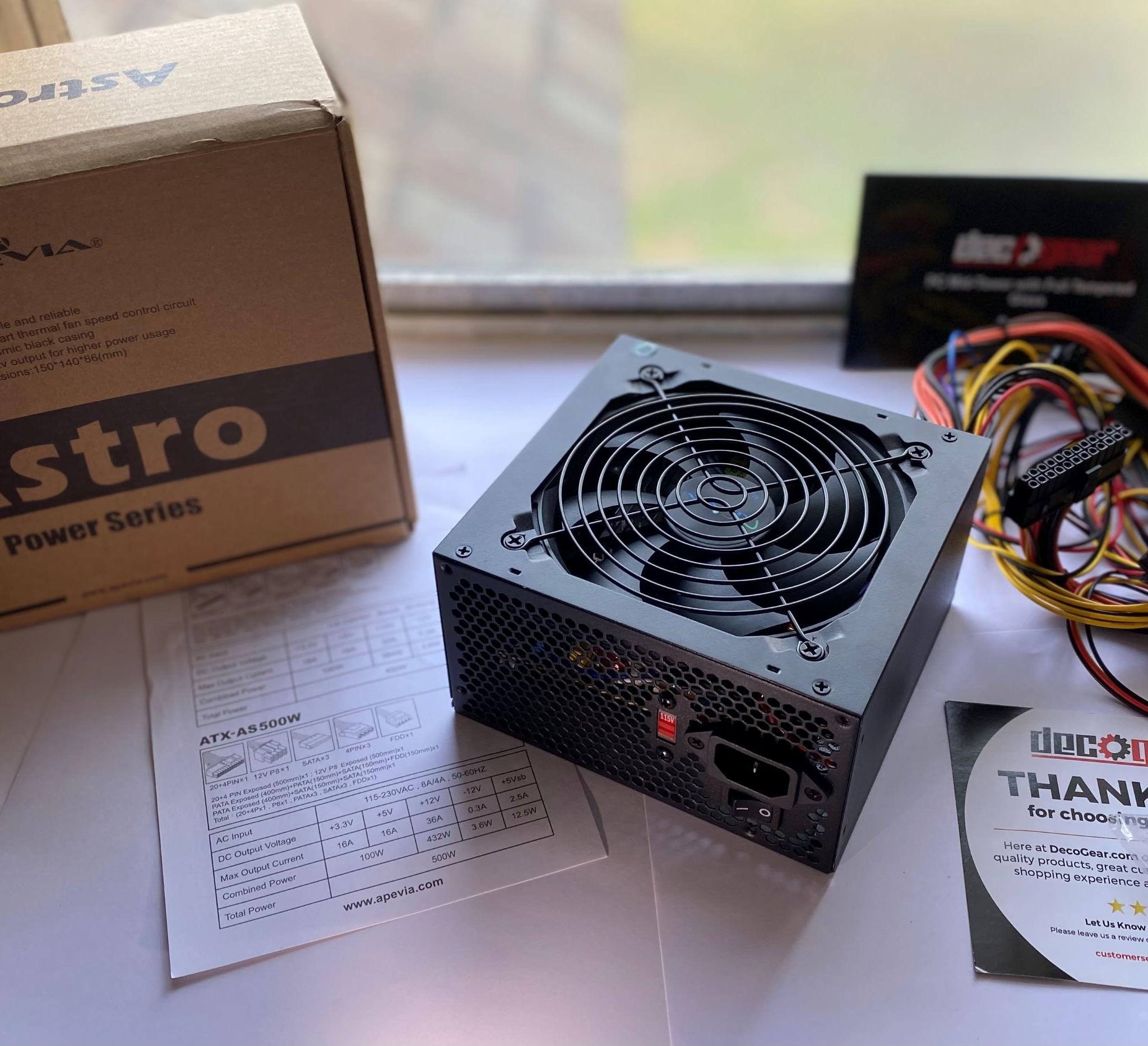 500W ATX APEVIA ATX-AS500W Astro