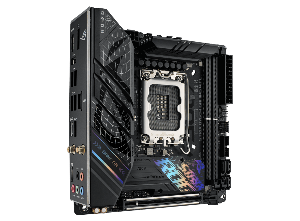 ASUS ROG STRIX B760-I GAMING WIFI Intel LGA 1700 B760 MicroATX Desktop Motherboard A