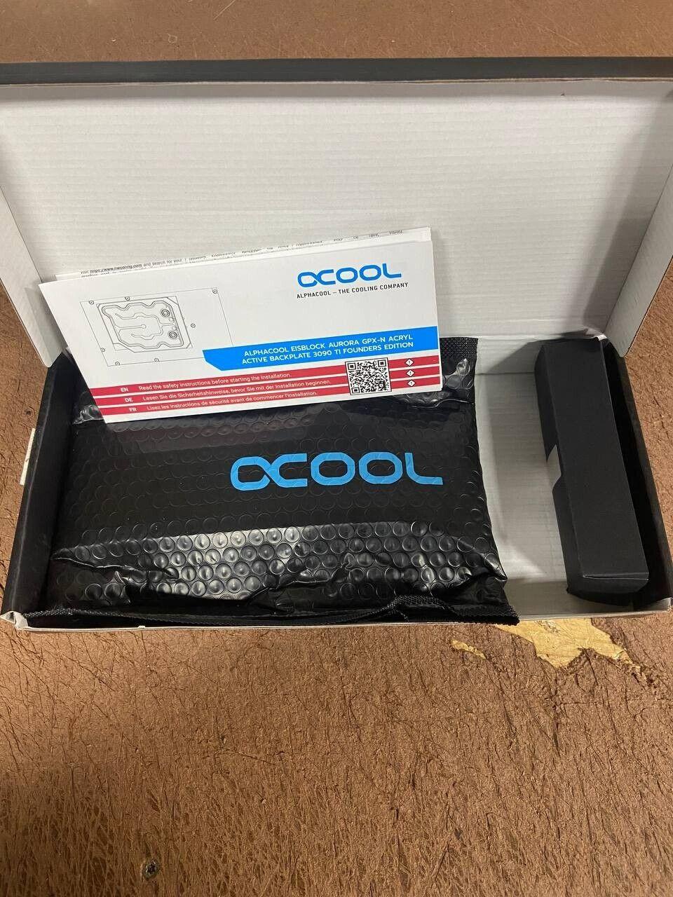 Alphacool Eisblock Aurora GPX-N Acryl Active Backplate 3090 TI Founders Edition