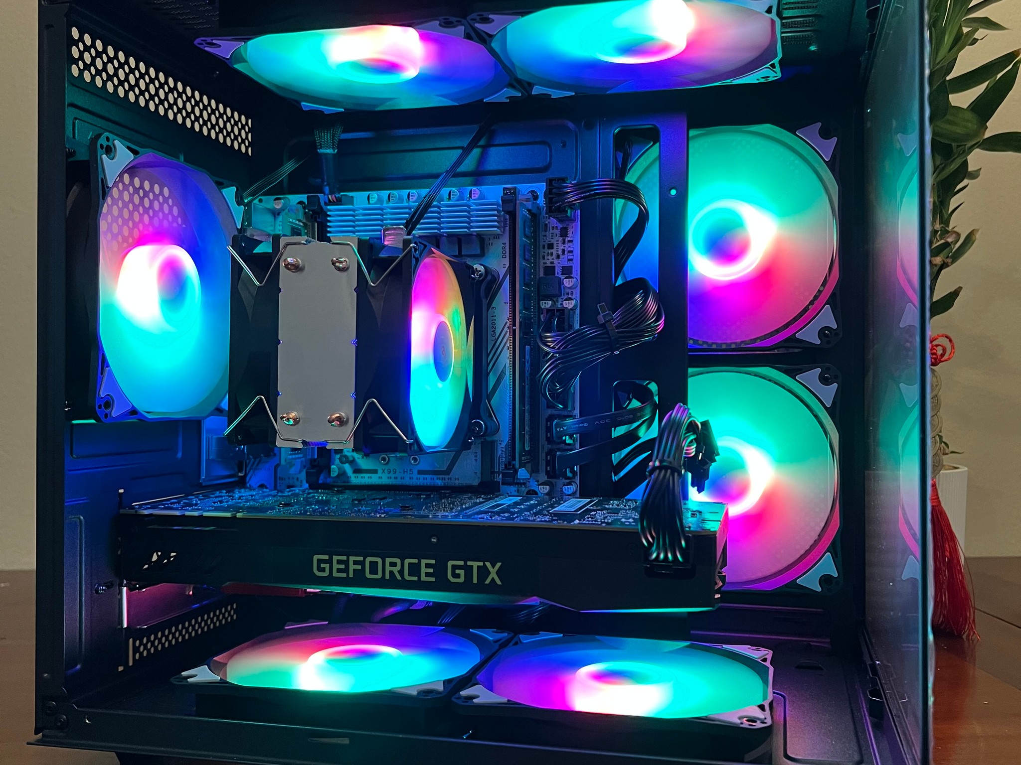 Intel 10 Core Gaming PC GTX 1080 1tb Storage 16GB RAM WIFi WINDOWS 11 Pro
