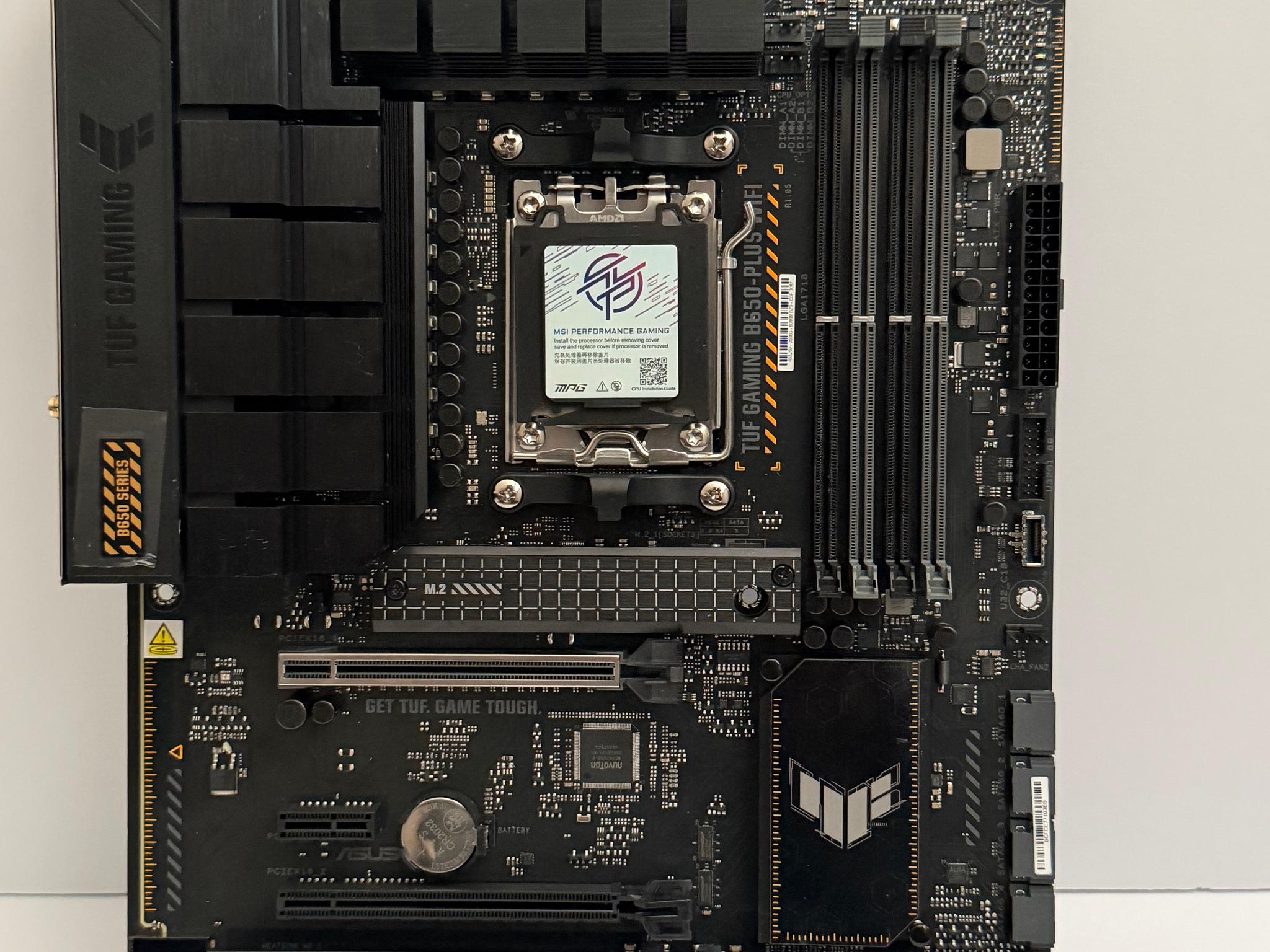 ASUS TUF Gaming B650-PLUS WiFi AMD B650 AM5 Ryzen™ Desktop 9000 8000 and 7000 ATX Motherboard