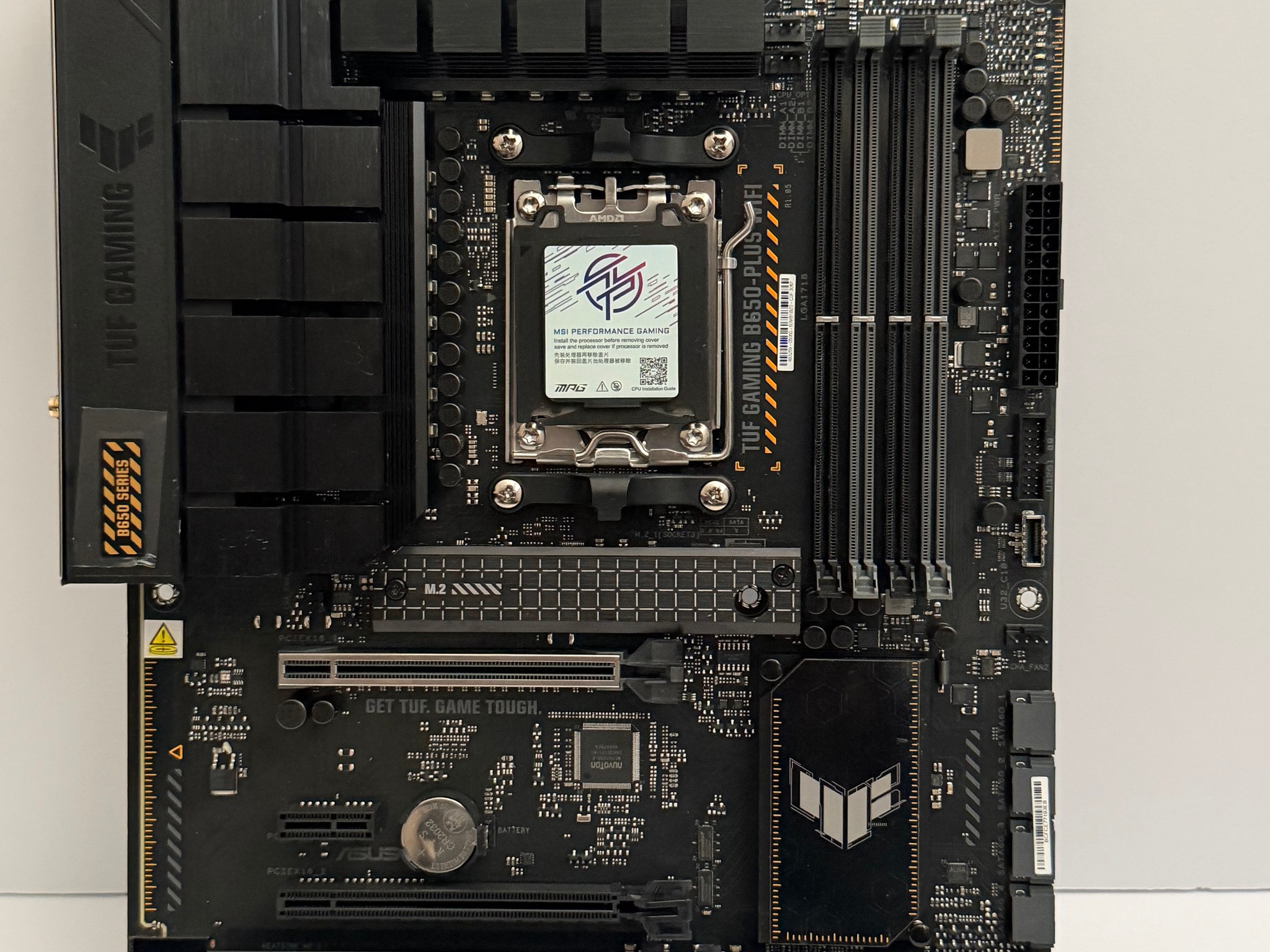 ASUS TUF Gaming B650-PLUS WiFi AMD B650 AM5 Ryzen™ Desktop 9000 8000 and 7000 ATX Motherboard