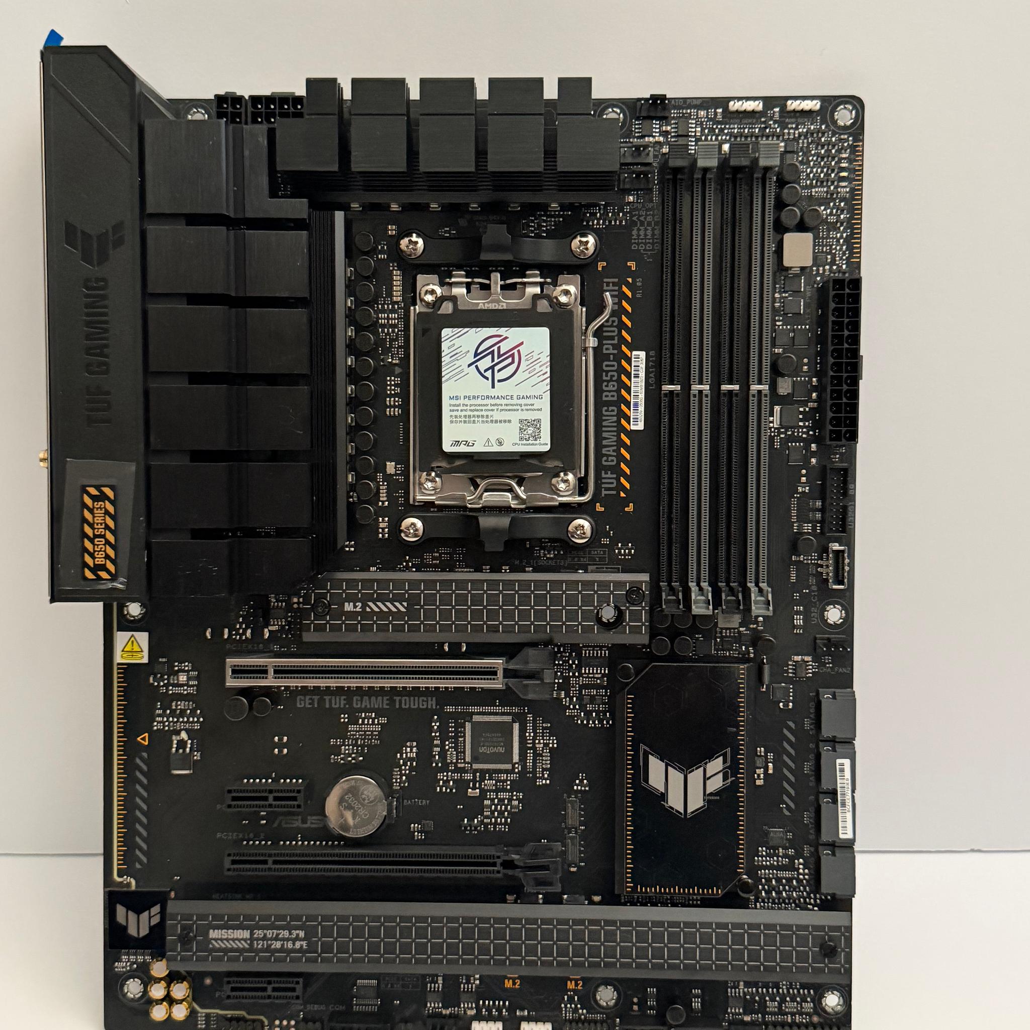 ASUS TUF Gaming B650-PLUS WiFi AMD B650 AM5 Ryzen™ Desktop 9000 8000 and 7000 ATX Motherboard
