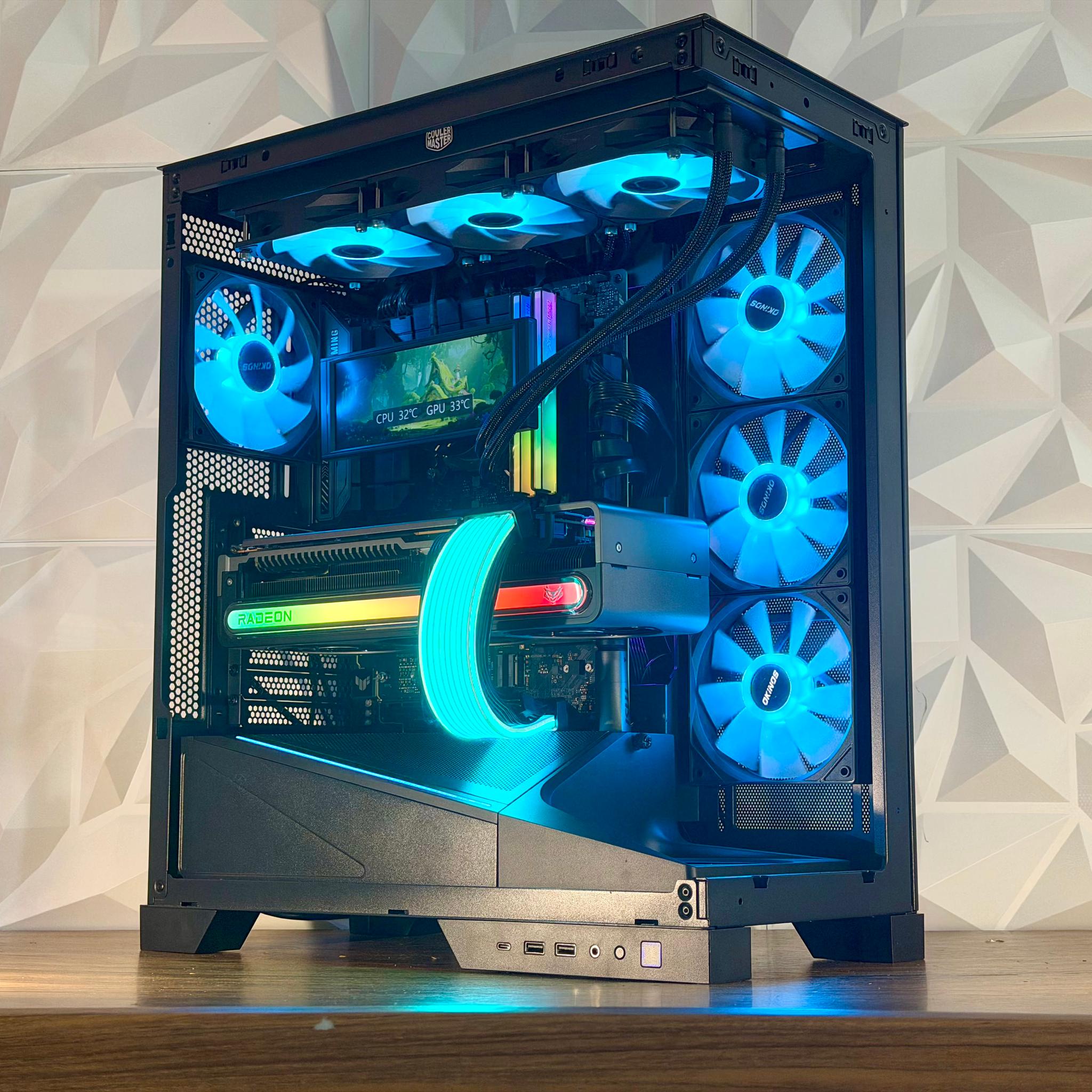 i9-13900K | RX 7900 XTX | 32GB DDR5| 2TB NVMe | LCD | Windows 11 Pro 🌊"🌊 “AQUA OVERDRIVE” PC