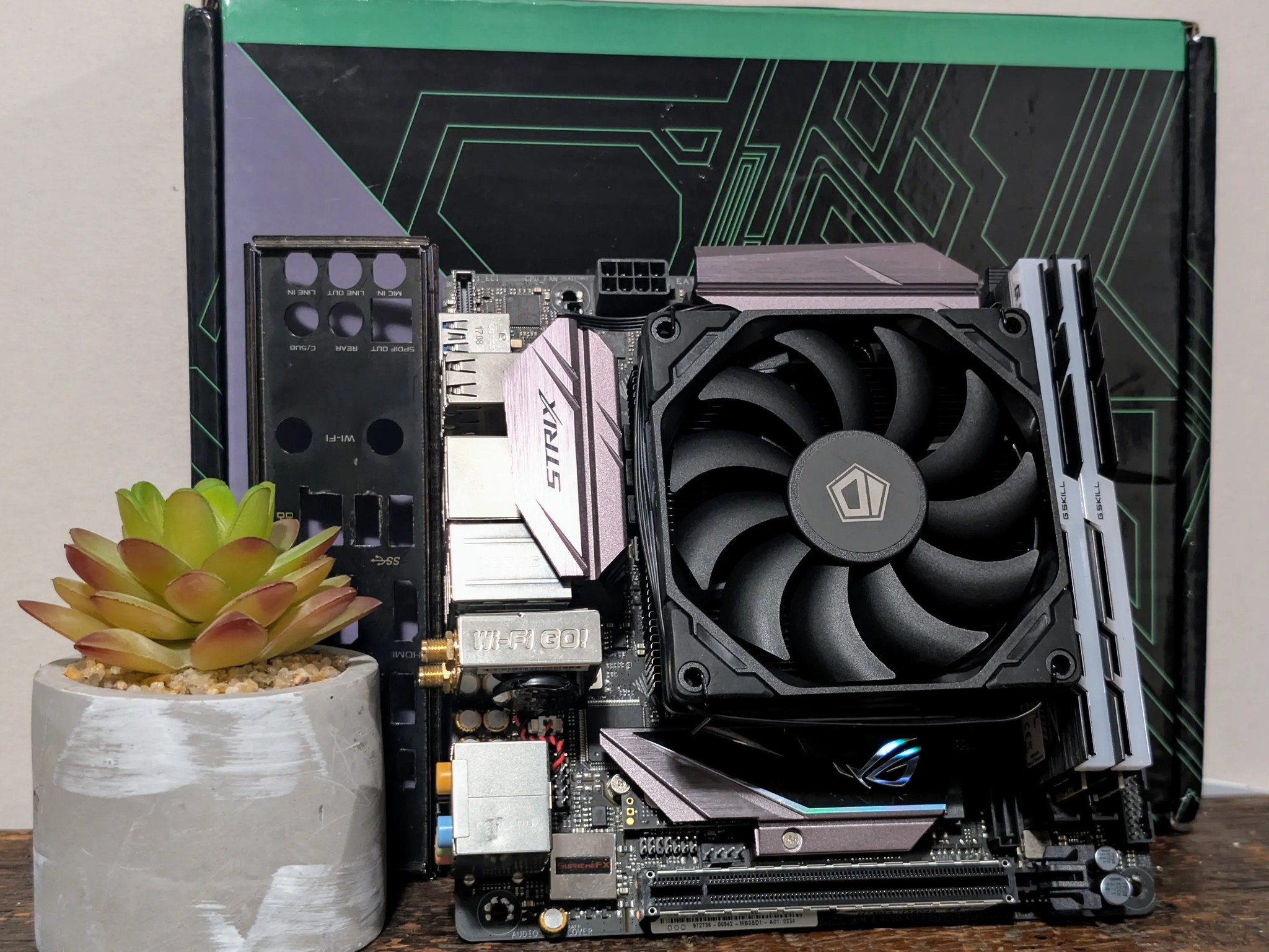 ⭐Mini-ITX Motherboard Combo⭐ Core i7-7700k 32gb RAM 500gb M.2 SSD