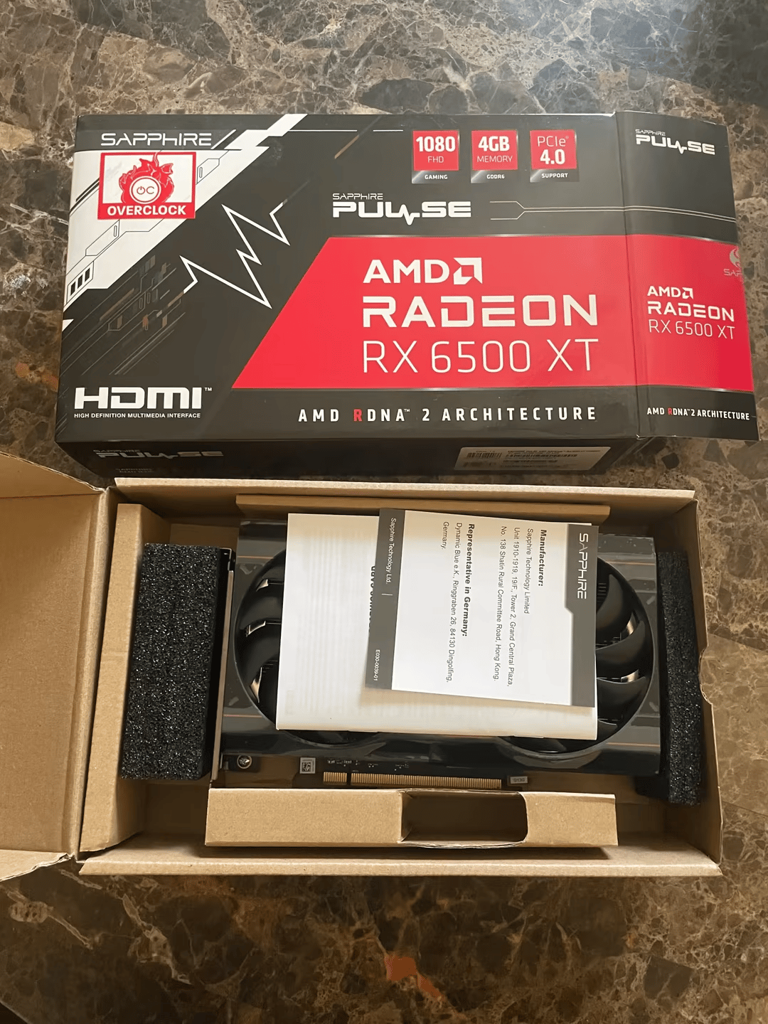 LIKE NEW SAPPHIRE PULSE 6500XT 4 GB