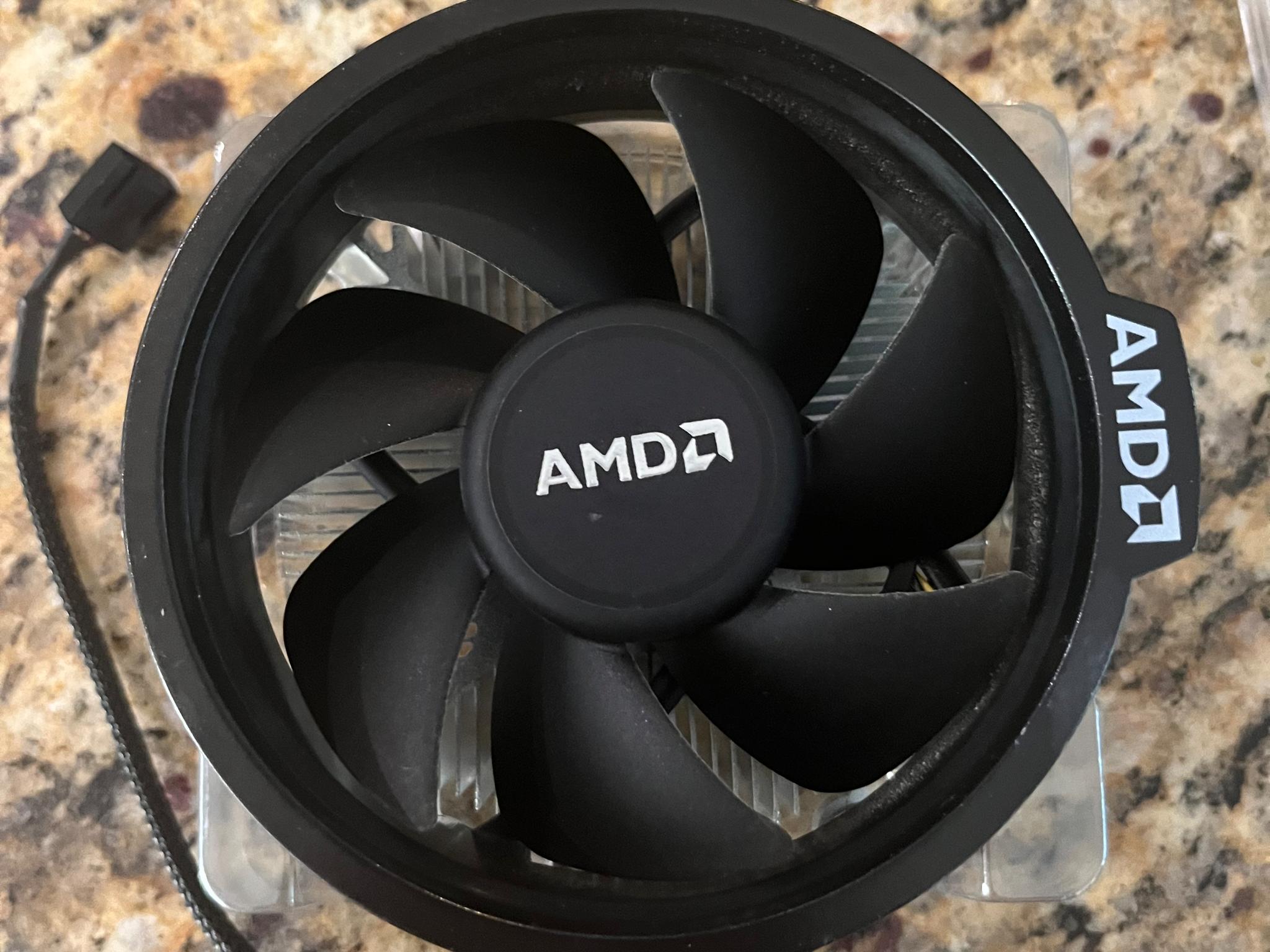 Ryzen 5 5600x with cooler and box