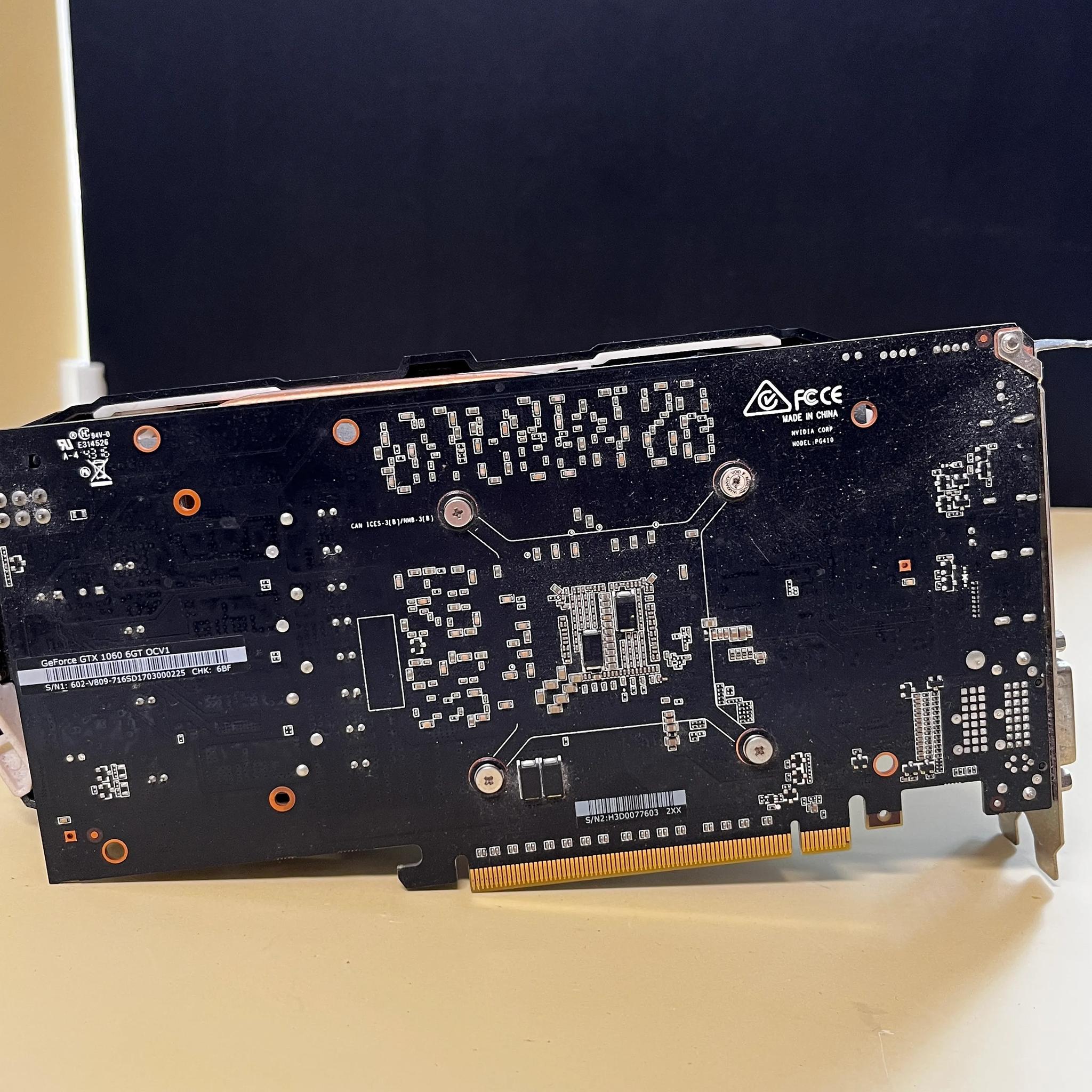 MSI GTX 1060 6GB OC