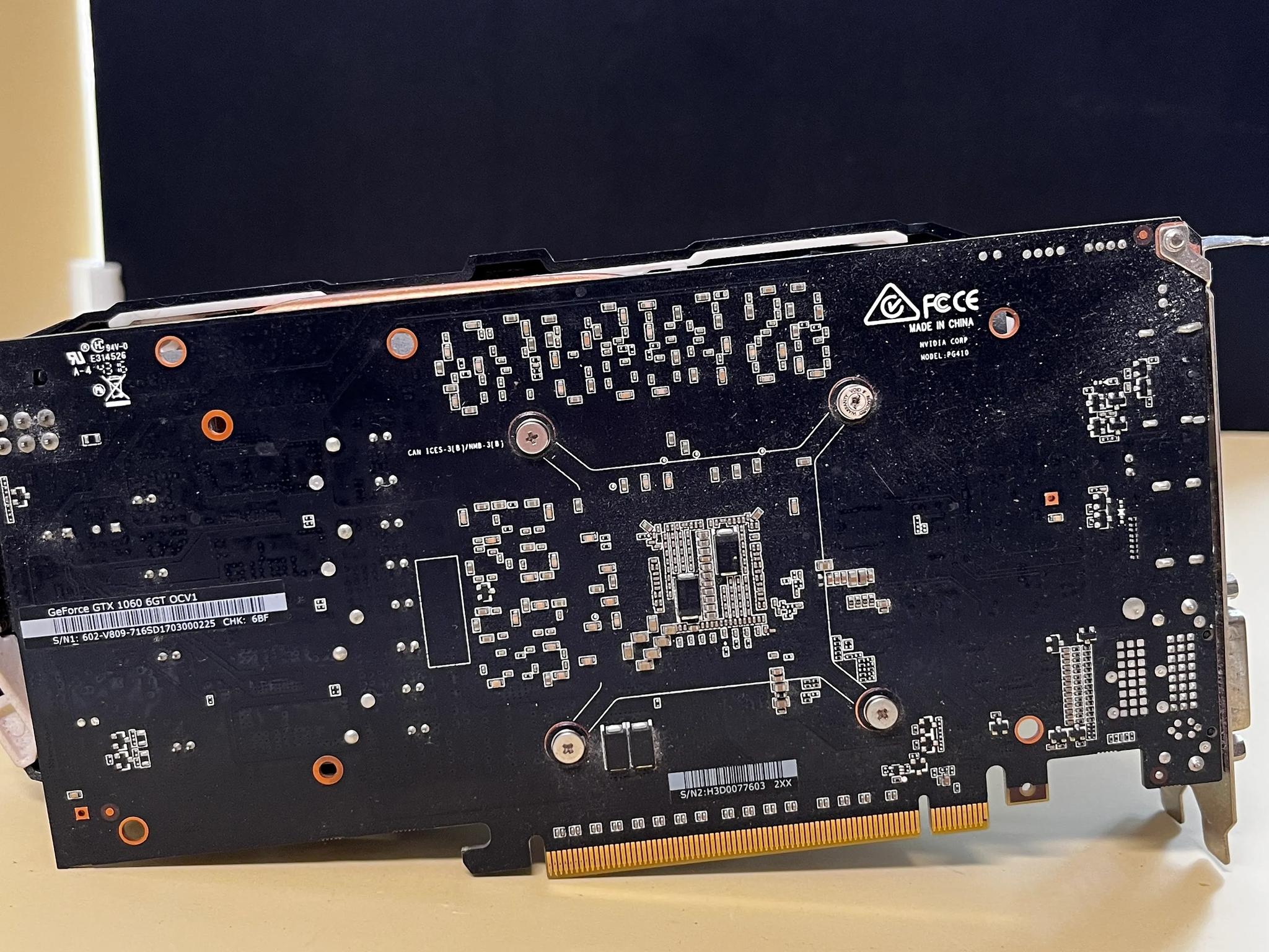MSI GTX 1060 6GB OC