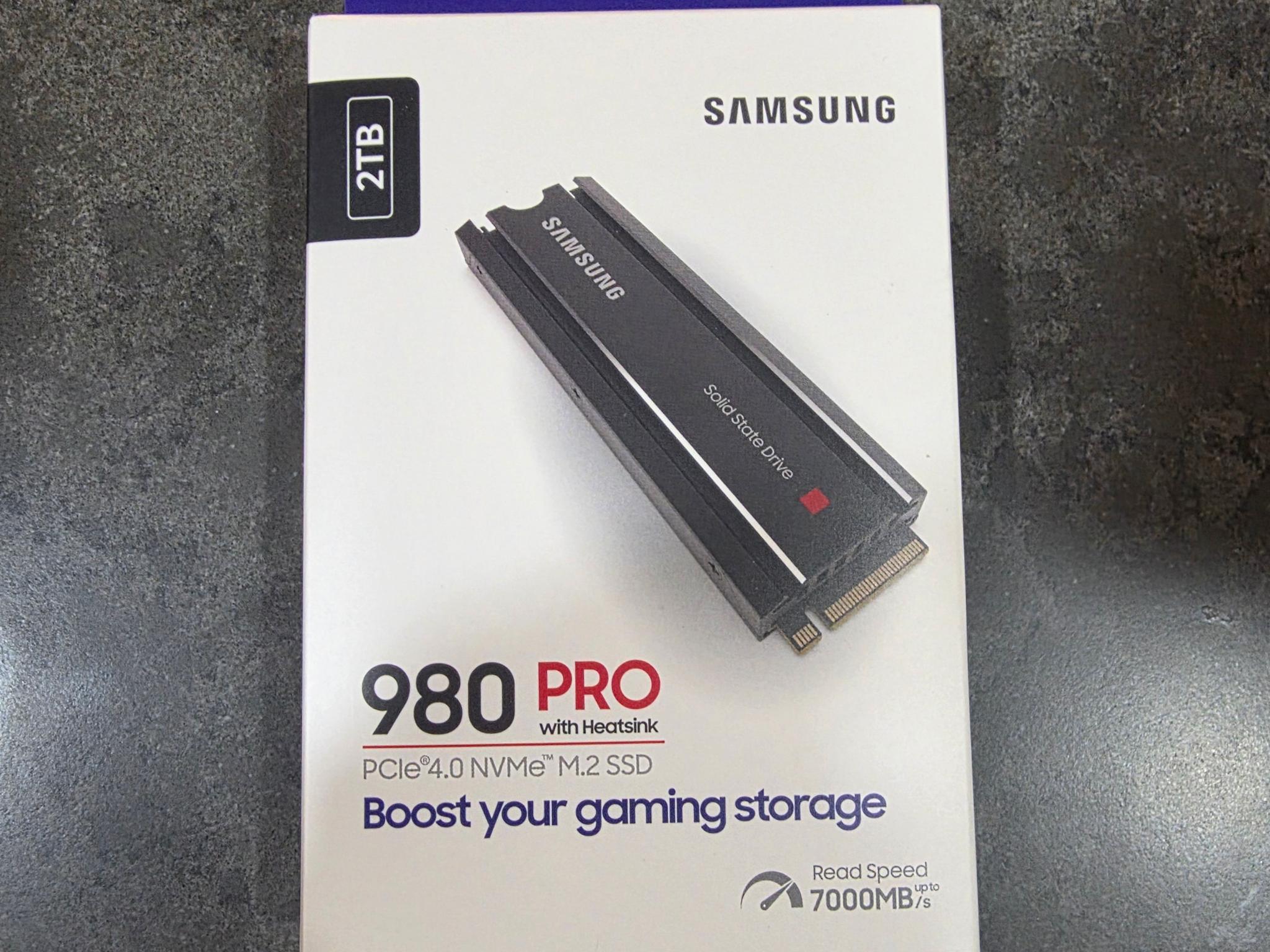 Samsung 980 Pro with Heatsink 2 TB