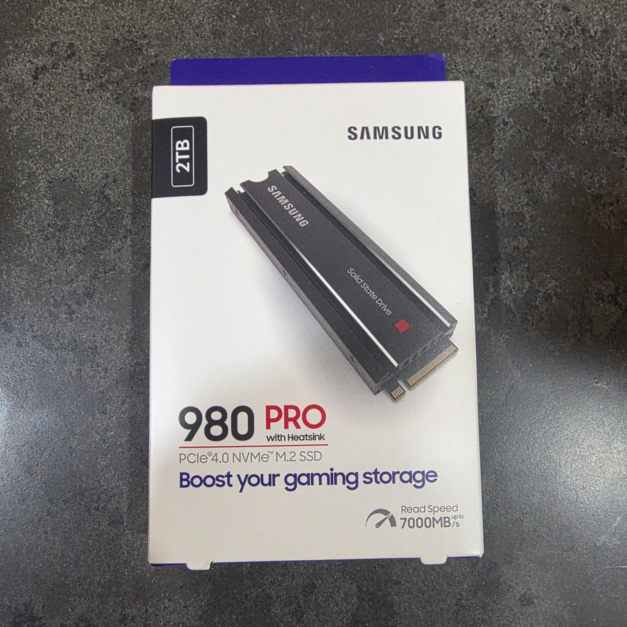 Samsung 980 Pro with Heatsink 2 TB