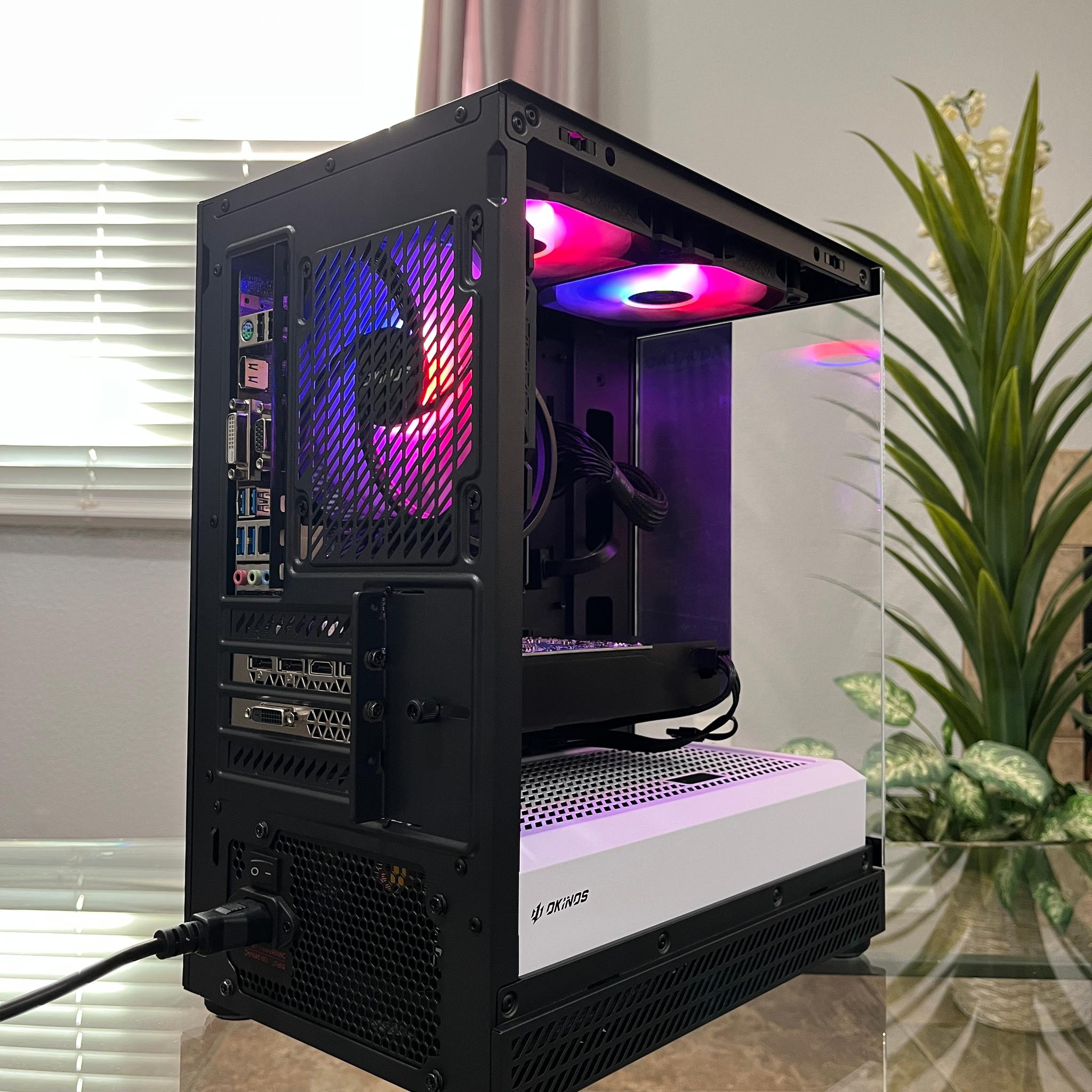 GTX 1060 6GB, Ryzen 7 1700, 8GB RAM | Black RGB Gaming Computer/PC