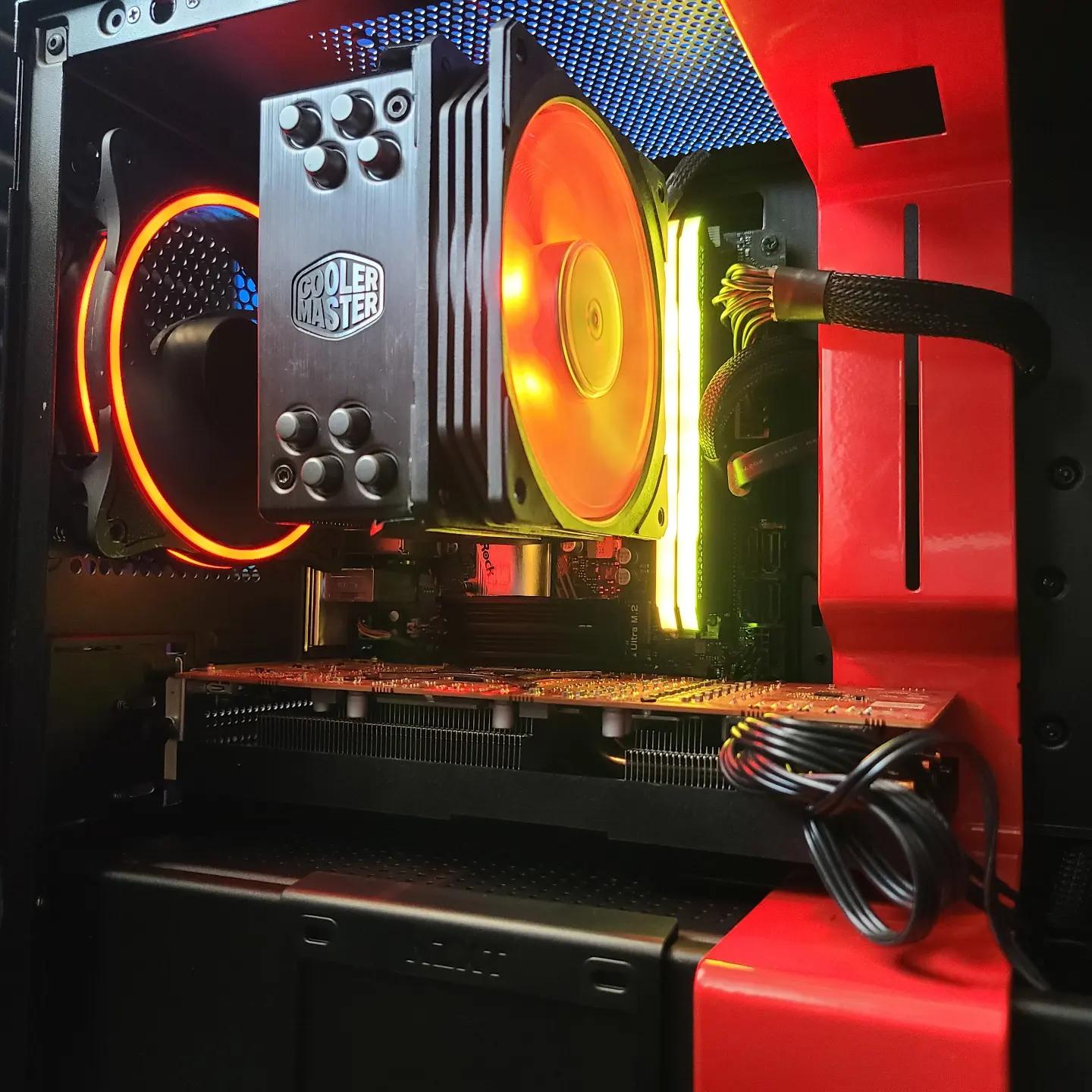 "Red" | RX 5700XT | intel 10100 | 16GB Corsair VENGEANCE