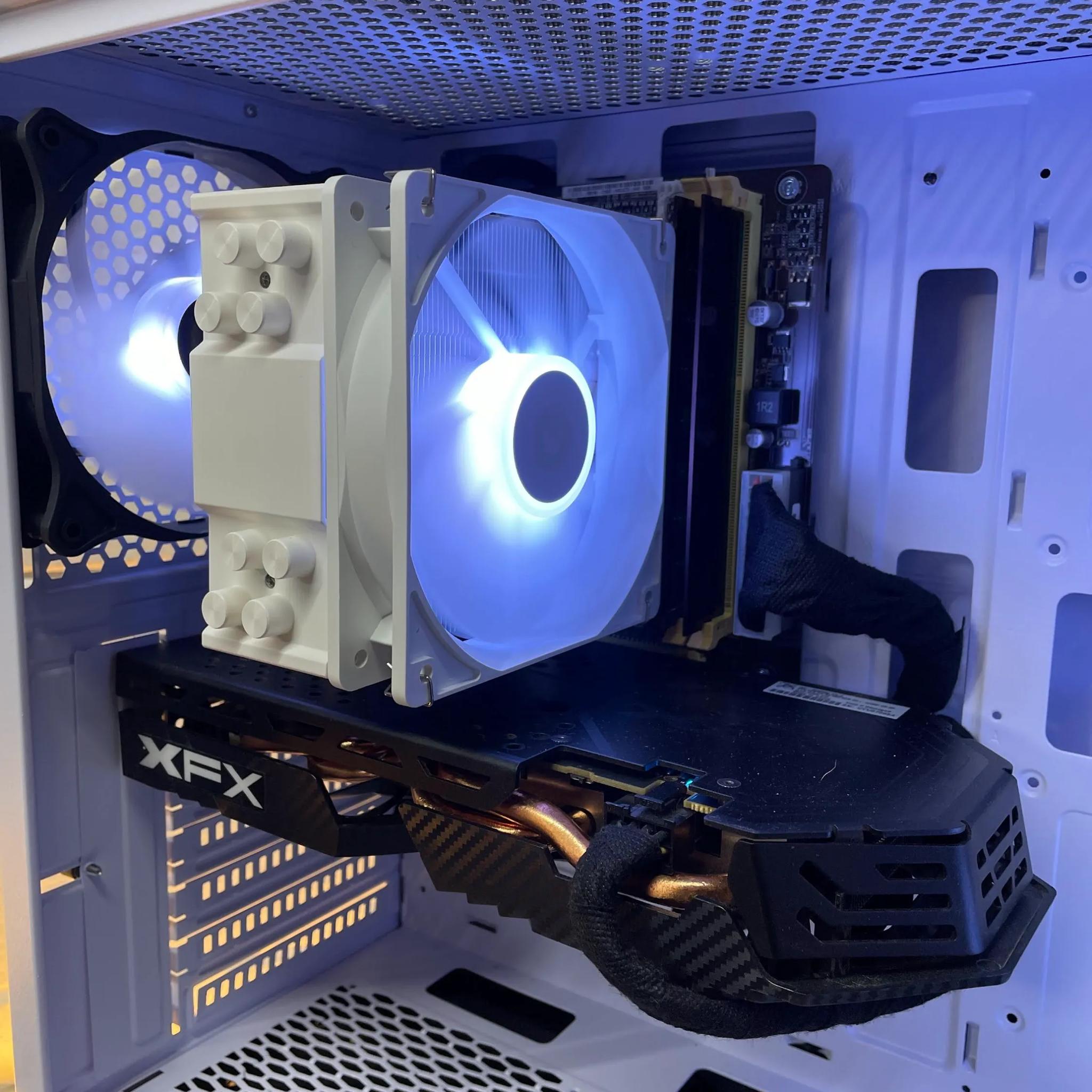 🔥130FPS GTA🔥White Gaming PC | Intel i5 / AMD RX580 / 8GB / 1.1TB Win 11 Pro + Wi-Fi