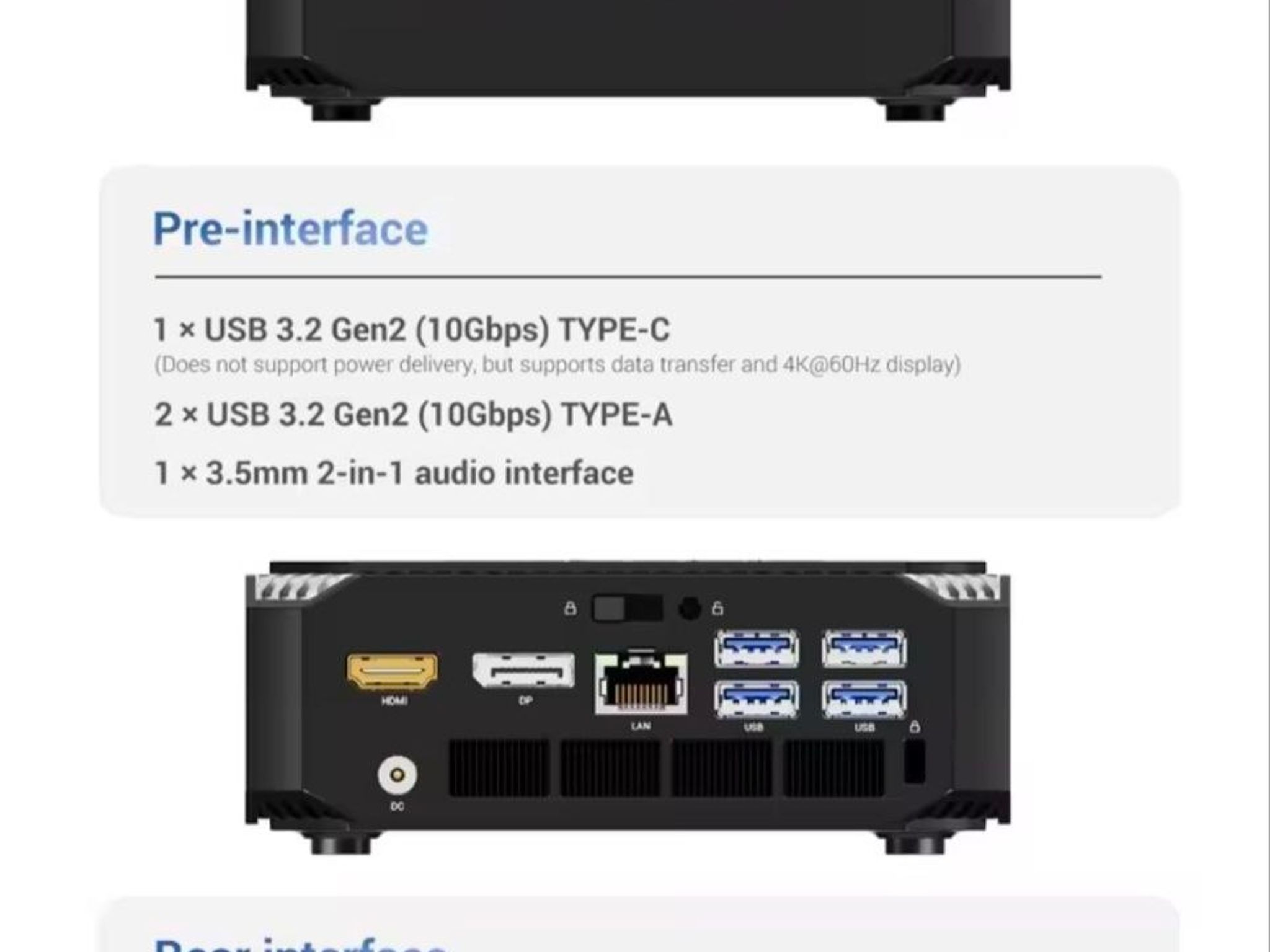 🔷 Firebat A6 Mini PC | AMD Ryzen 7 7735HS | 16 GB LPDDR5 | 512 GB SSD
