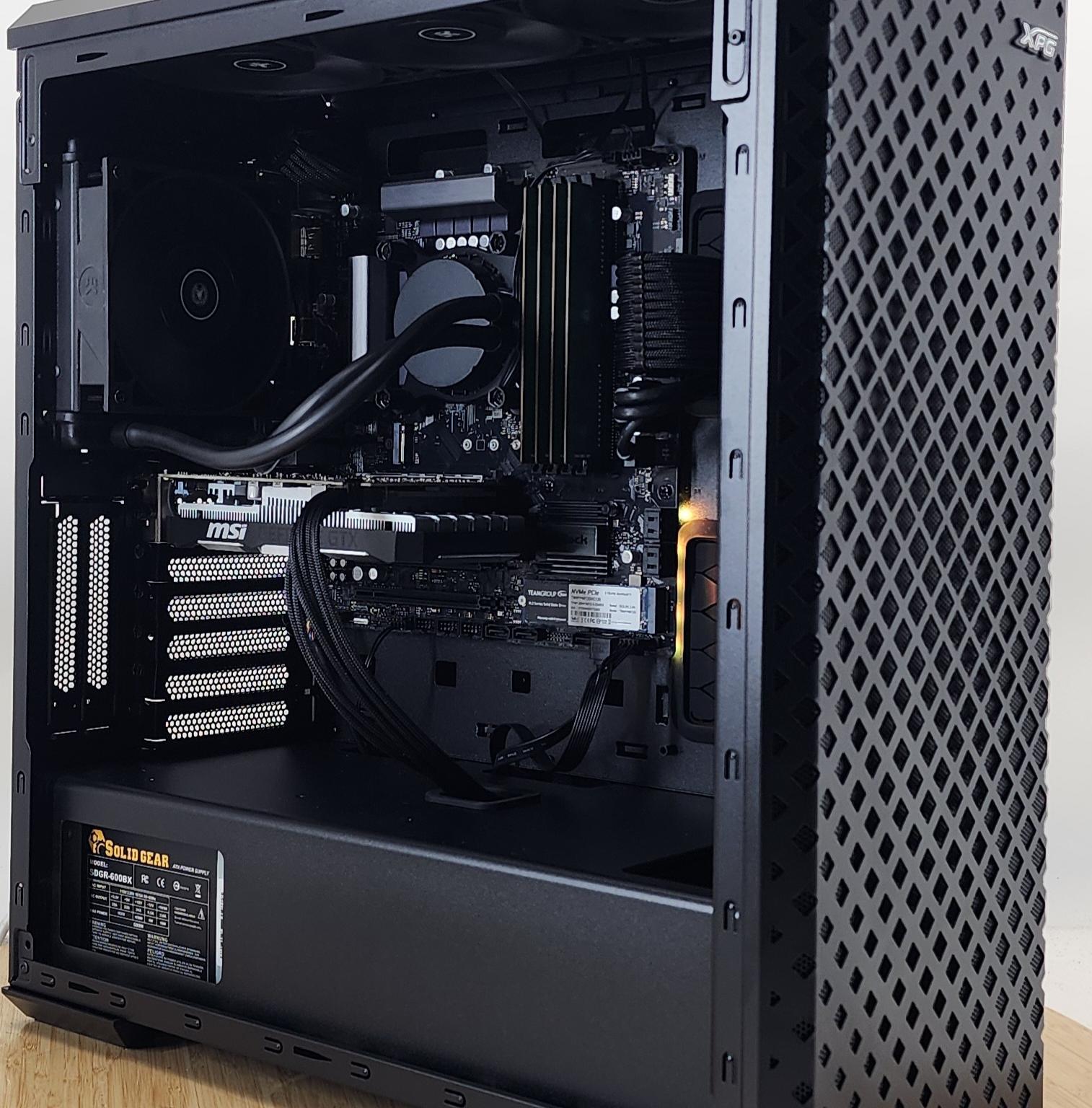Gaming PC i3-10105F 16GB RAM 512GB SSD + 500GB HDD GTX 1650 4GB Win11 Computer
