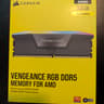 Corsair Vengeance RGB DDR5 32GB (2x16GB) 6000MHz C36 AMD® Expo Compatibility Cool Gray
