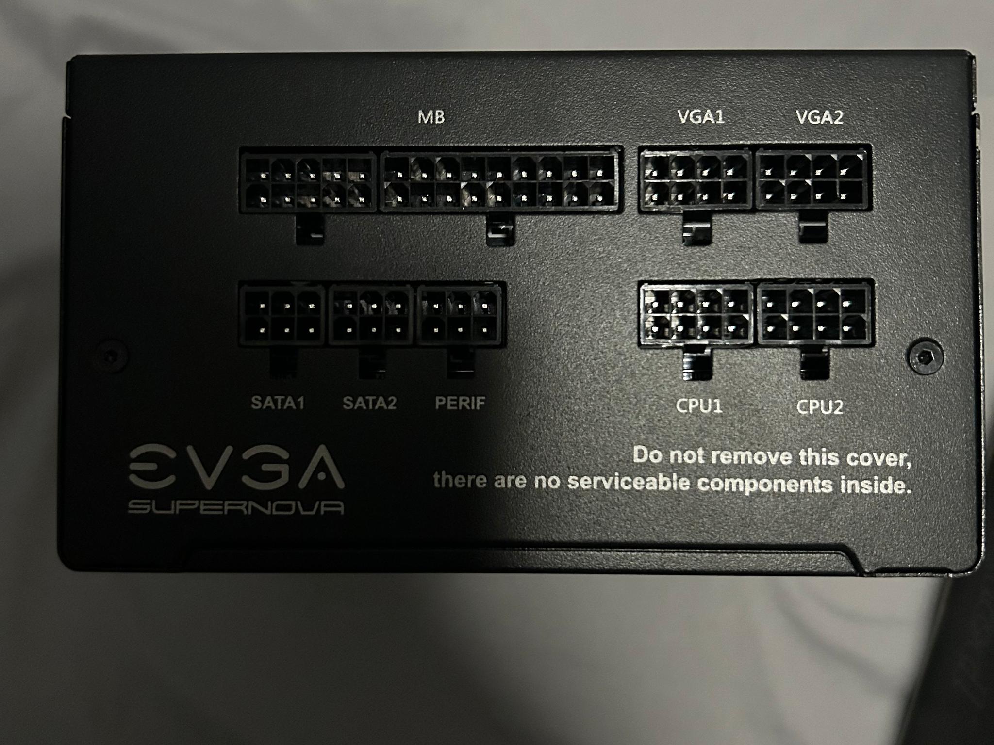EVGA 750GT SUPERNOVA + Cablemod
