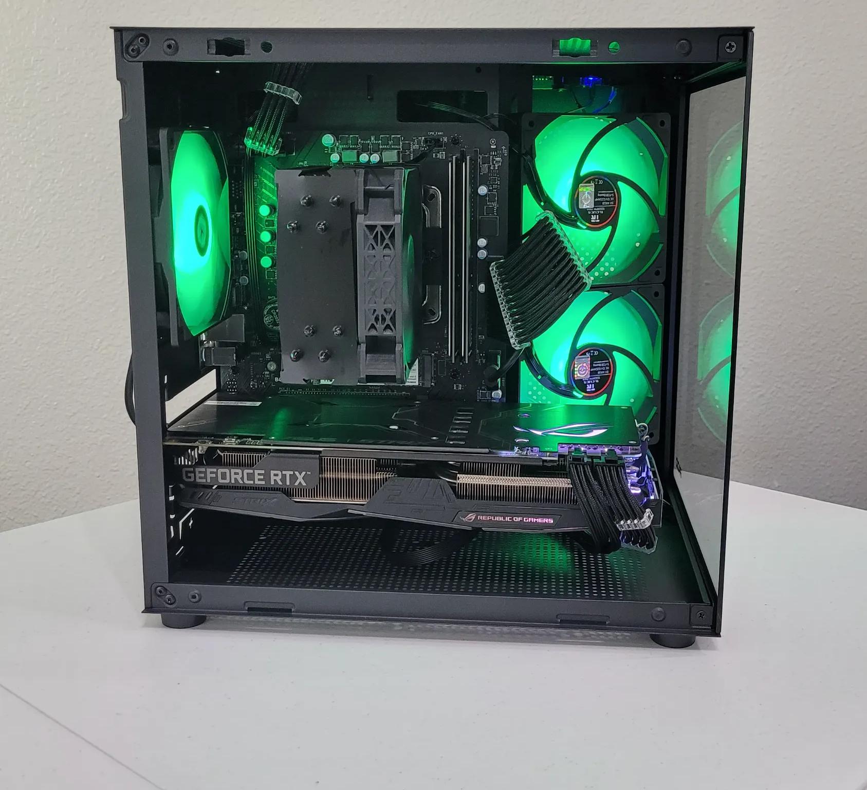 Black Gaming PC (Ryzen 5 2600X + RTX 2060 + 16GB RAM + 1TB SSD + Wifi)