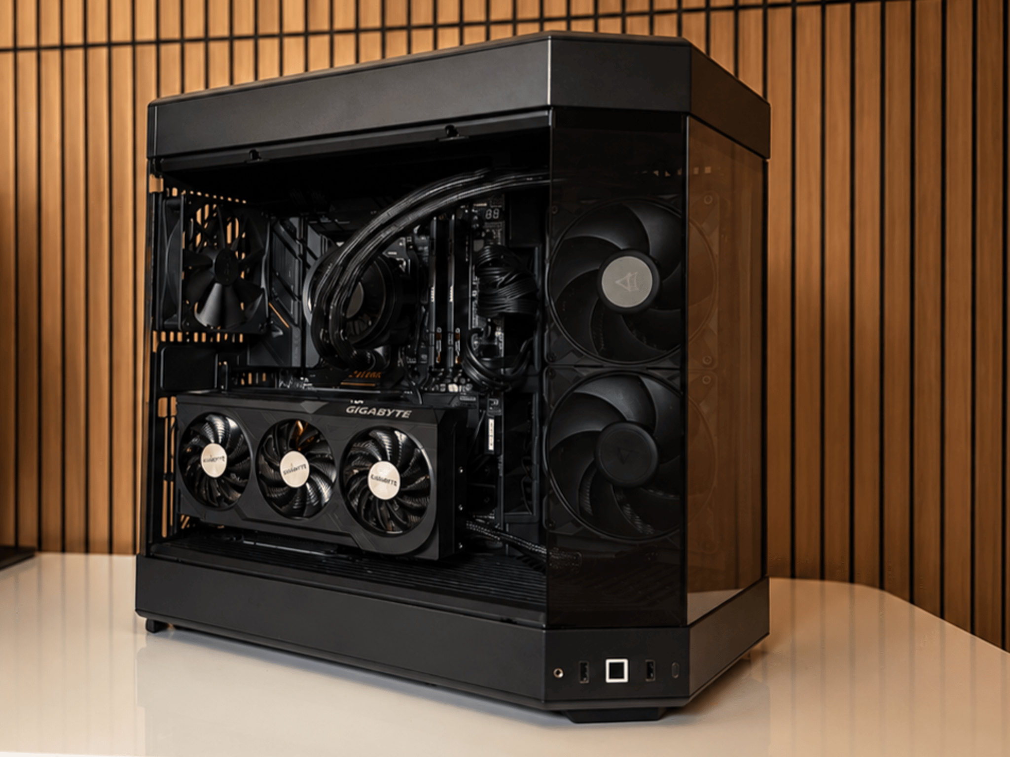 ALL Black V4 | RTX 4070TI SUPER| Ryzen 9 7900x | 32GB DDR5 | 1TB NVME | GOLD PSU | Windows 11 | WIFI