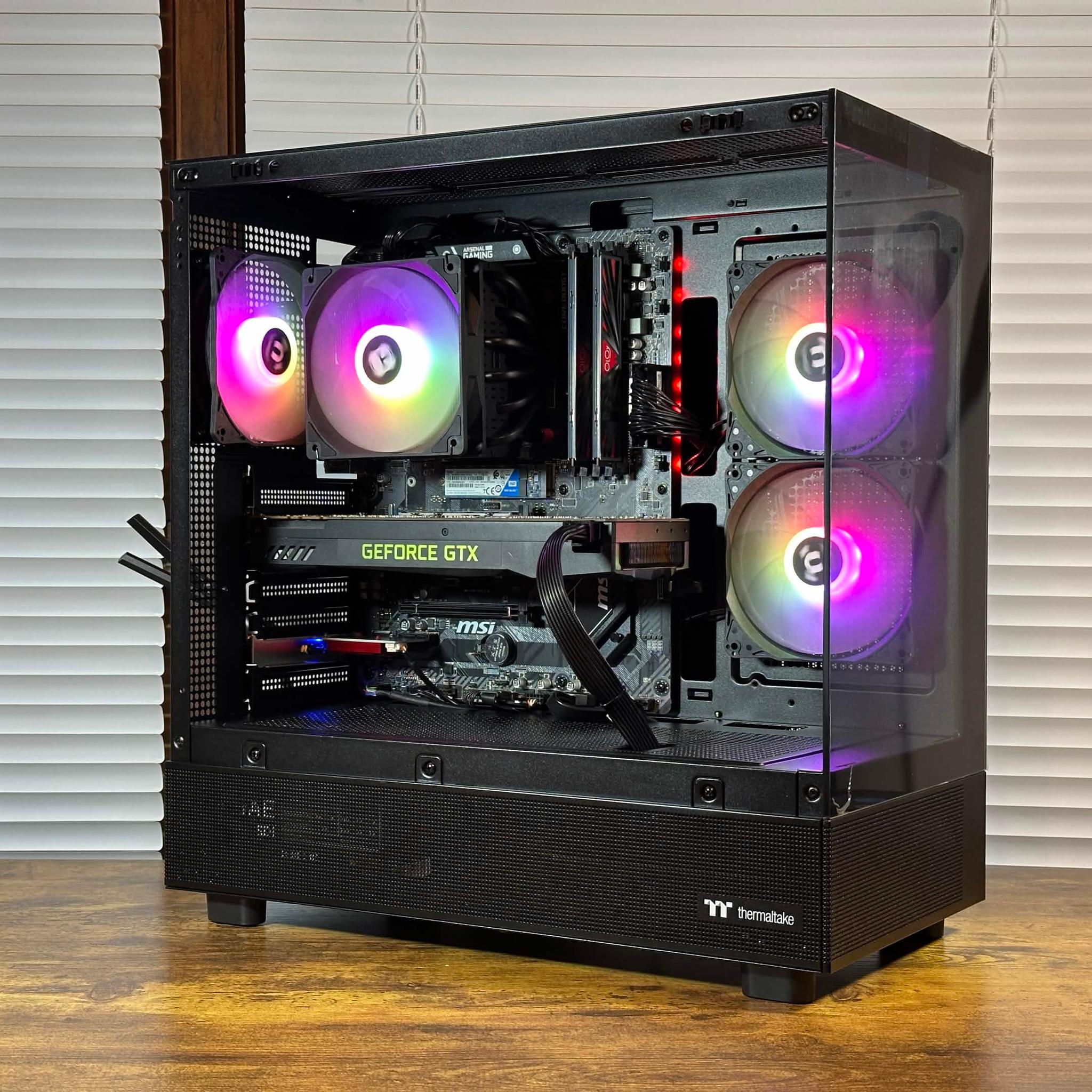 GTX 1080 8GB | Ryzen 5 5500 | 16GB DDR4 | 1.5TB Storage | Win11 | WIFI | 1080P Gaming PC