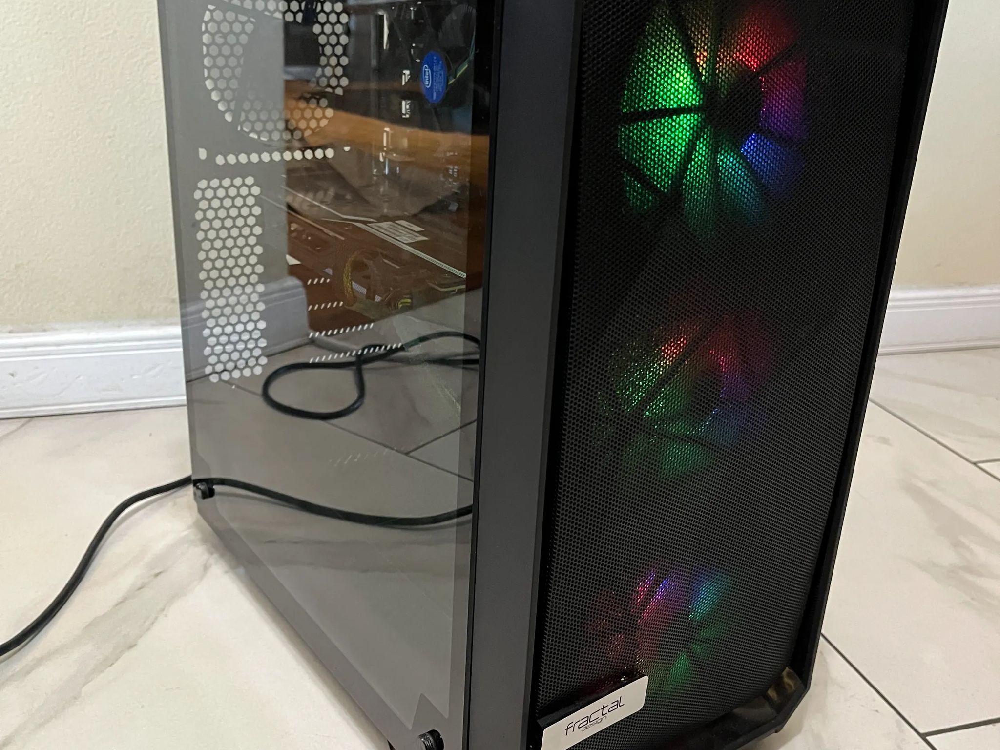 🟢🔥 Budget Gaming PC – RGB Case w/ Remote - Intel i5-4590, R9 380 4GB, 1 TB Storage & 12GB RAM 🔵 🖥️