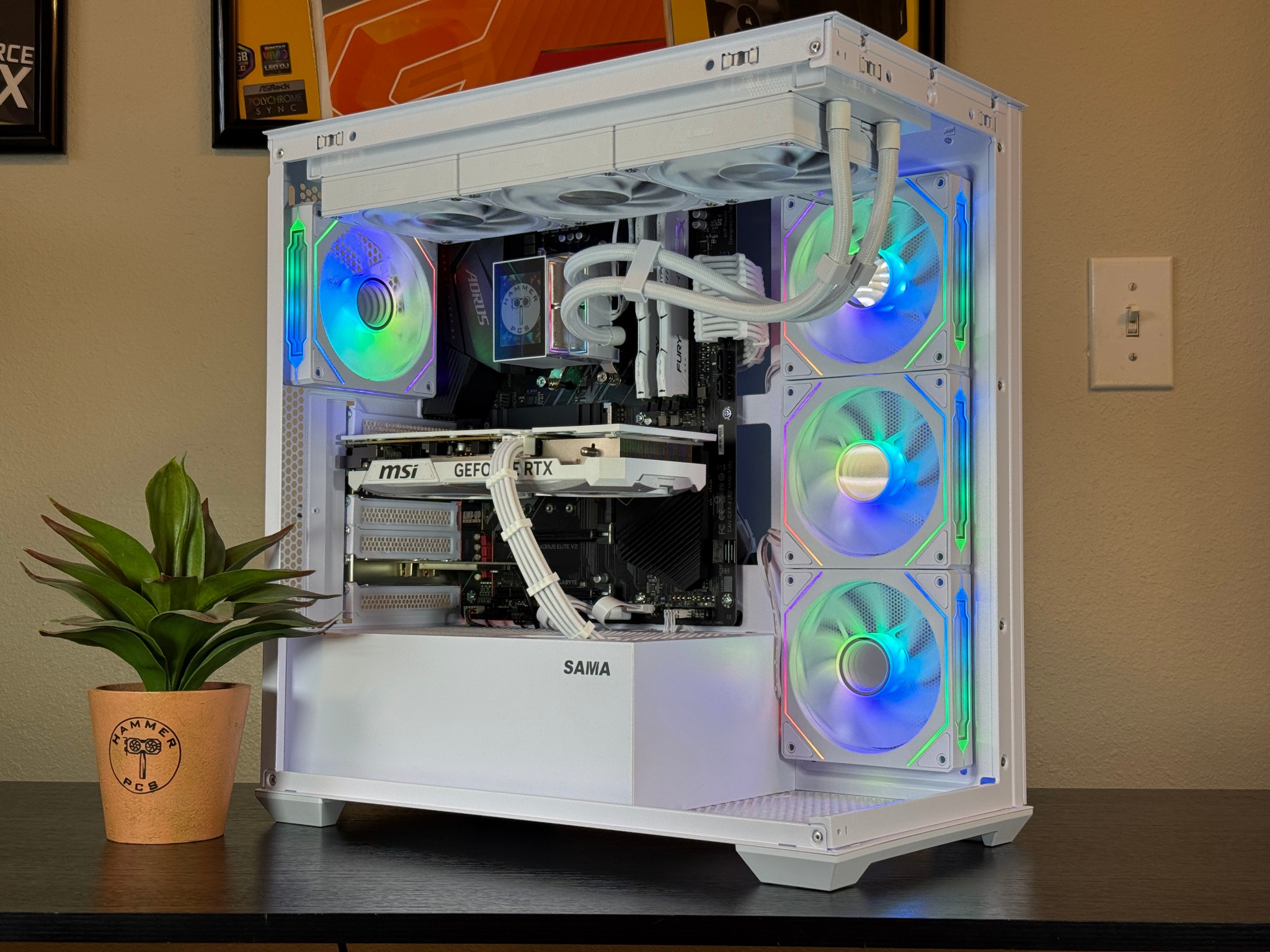 ☁️RTX 4070, Ryzen 7 5800X, 32gb RAM, 1TB NVMe SSD☁️| Gaming/Streaming PC | Customizable Screen!