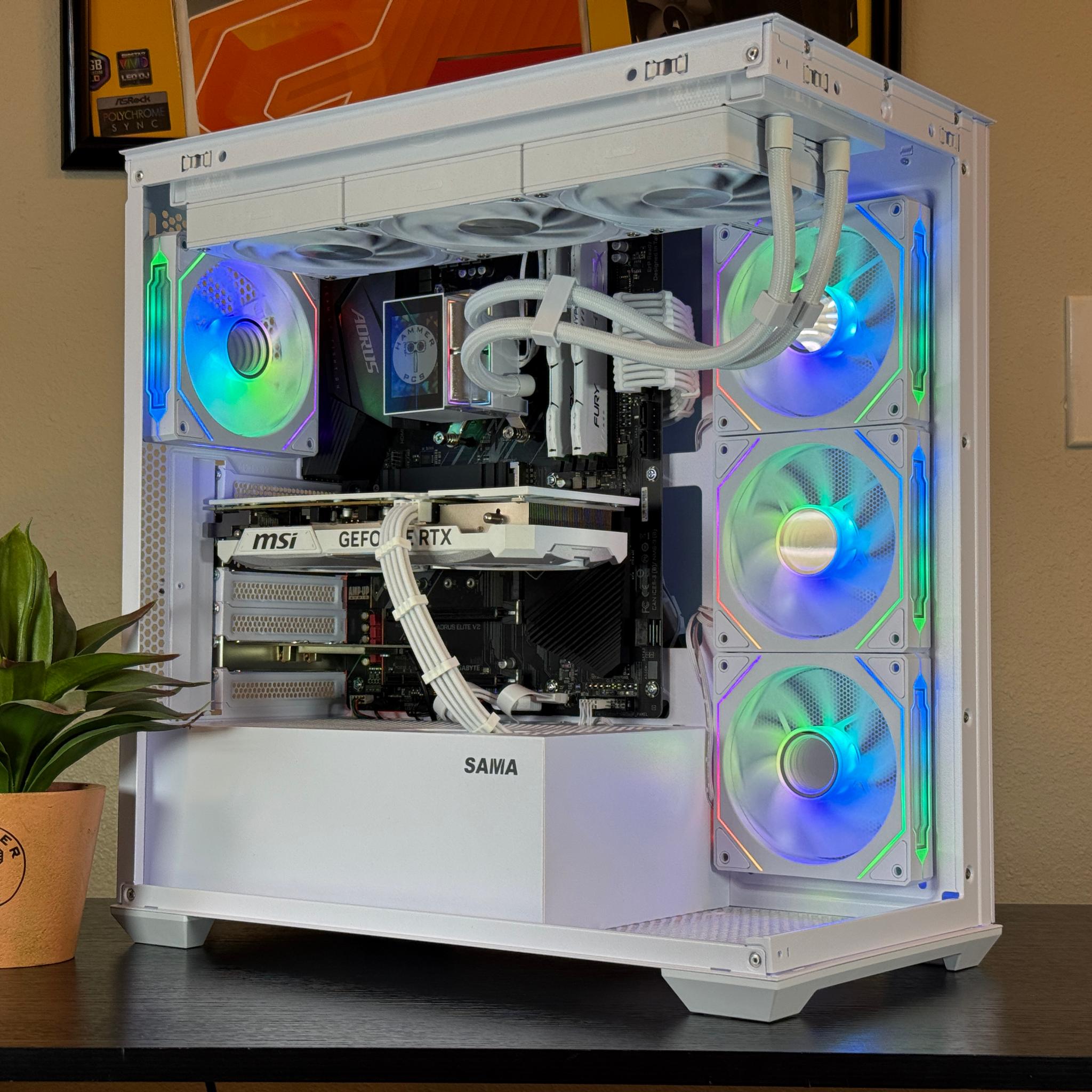 ☁️RTX 4070, Ryzen 7 5800X, 32gb RAM, 1TB NVMe SSD☁️| Gaming/Streaming PC | Customizable Screen!