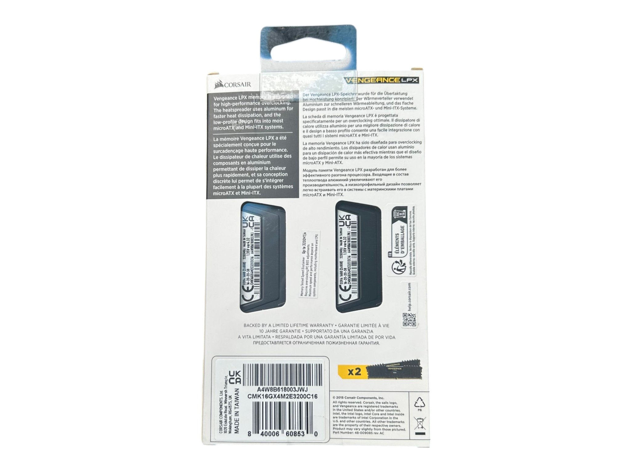 *NEW* Corsair Vengeance LPX 16GB (2 x 8GB) DDR4 3200 CL16