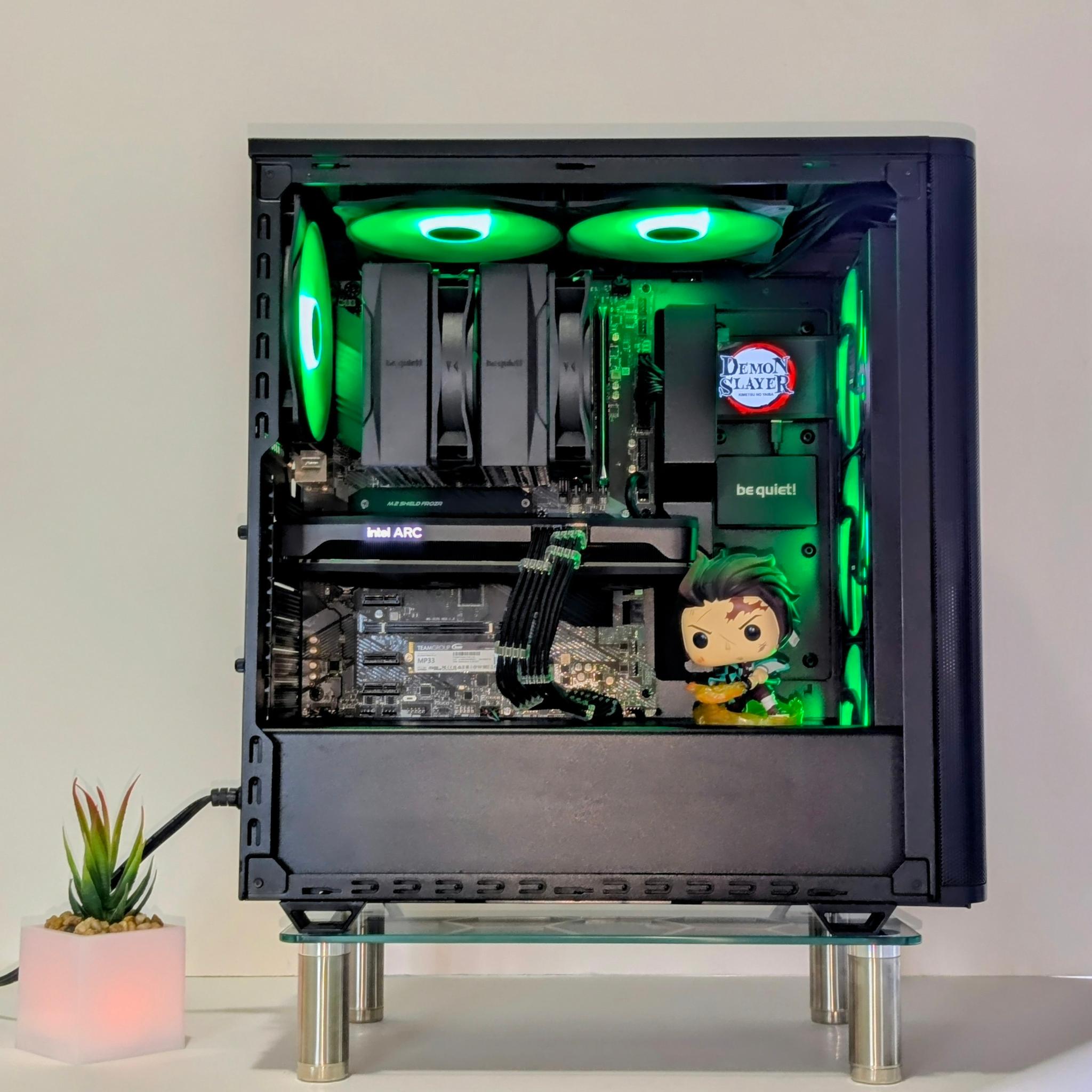 1440p👺Demon Slayer-Tanjiro Build🔥Intel ARC a750🔥32GB RAM🔥Intel I5(K)➕Z490🔥1TB🔥Windows 11 Prof.