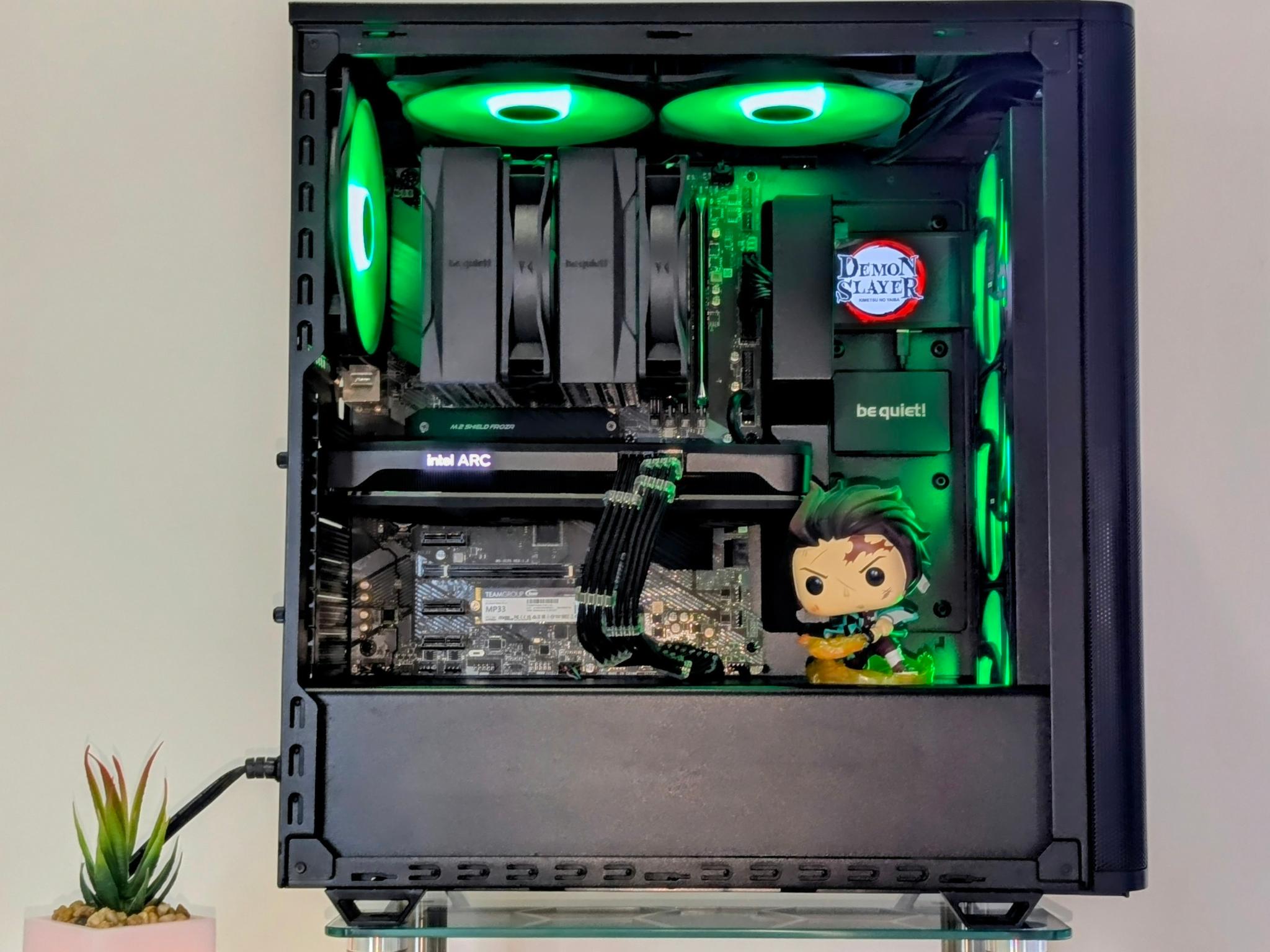 1440p👺Demon Slayer-Tanjiro Build🔥Intel ARC a750🔥32GB RAM🔥Intel I5(K)➕Z490🔥1TB🔥Windows 11 Prof.