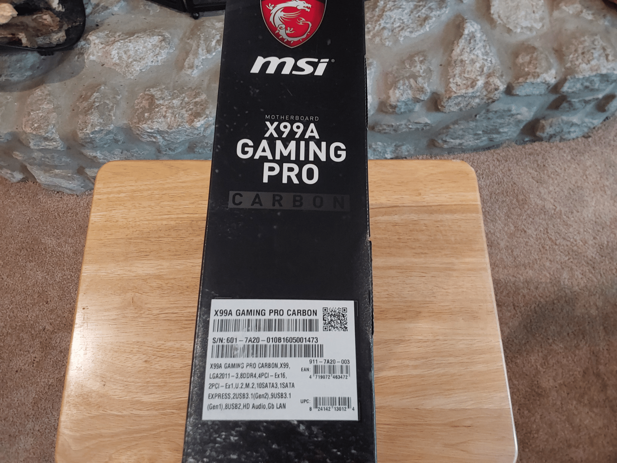 NEW MSI X99A GAMING PRO CARBON INTEL LGA 2011-v3 MOTHERBOARD