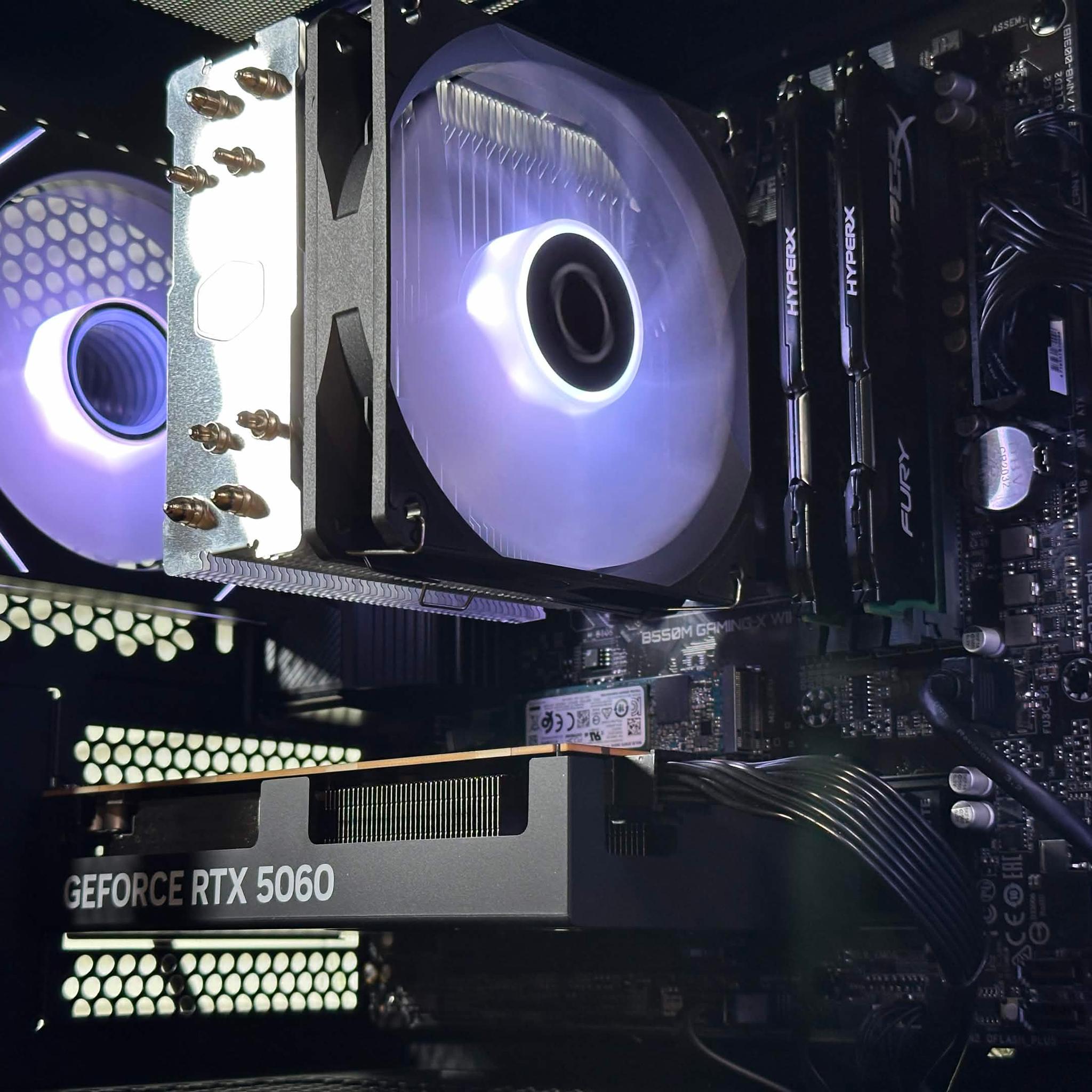 RTX 5060 8GB | Ryzen 5 3600 | 16GB DDR4 | 1.5TB Storage | Win11 | WIFI | 1080P/1440P Gaming PC