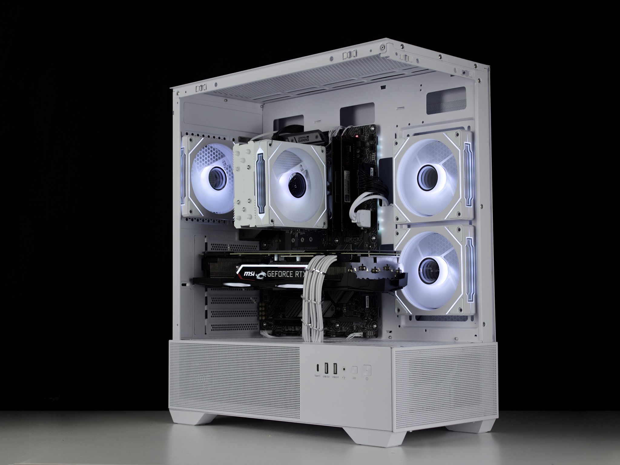 🧊❄️🧊 White Gaming PC – RTX 2080 8G, i7 9700K, 16GB RAM, 960GB SSD - WiFi, BlueTooth 🧊❄️🧊