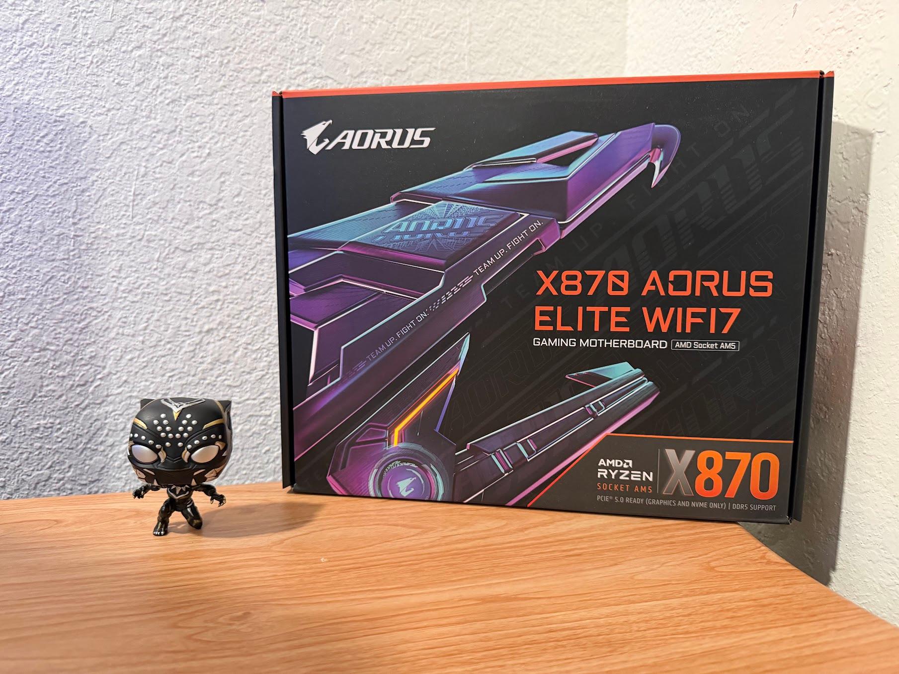 GIGABYTE X870 AORUS ELITE WIFI7 AM5 LGA 1718, ATX, DDR5, 4x M.2, PCIe 5.0, USB4, Wi-Fi 7