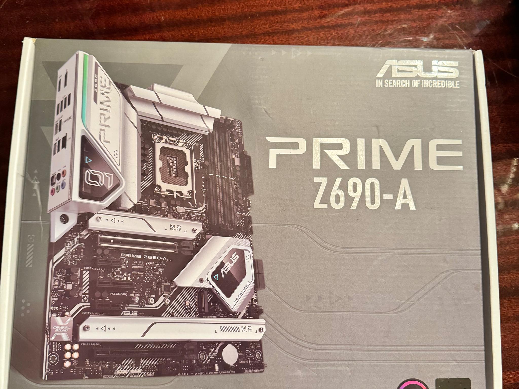 Asus prime z690 i9 12900k combo