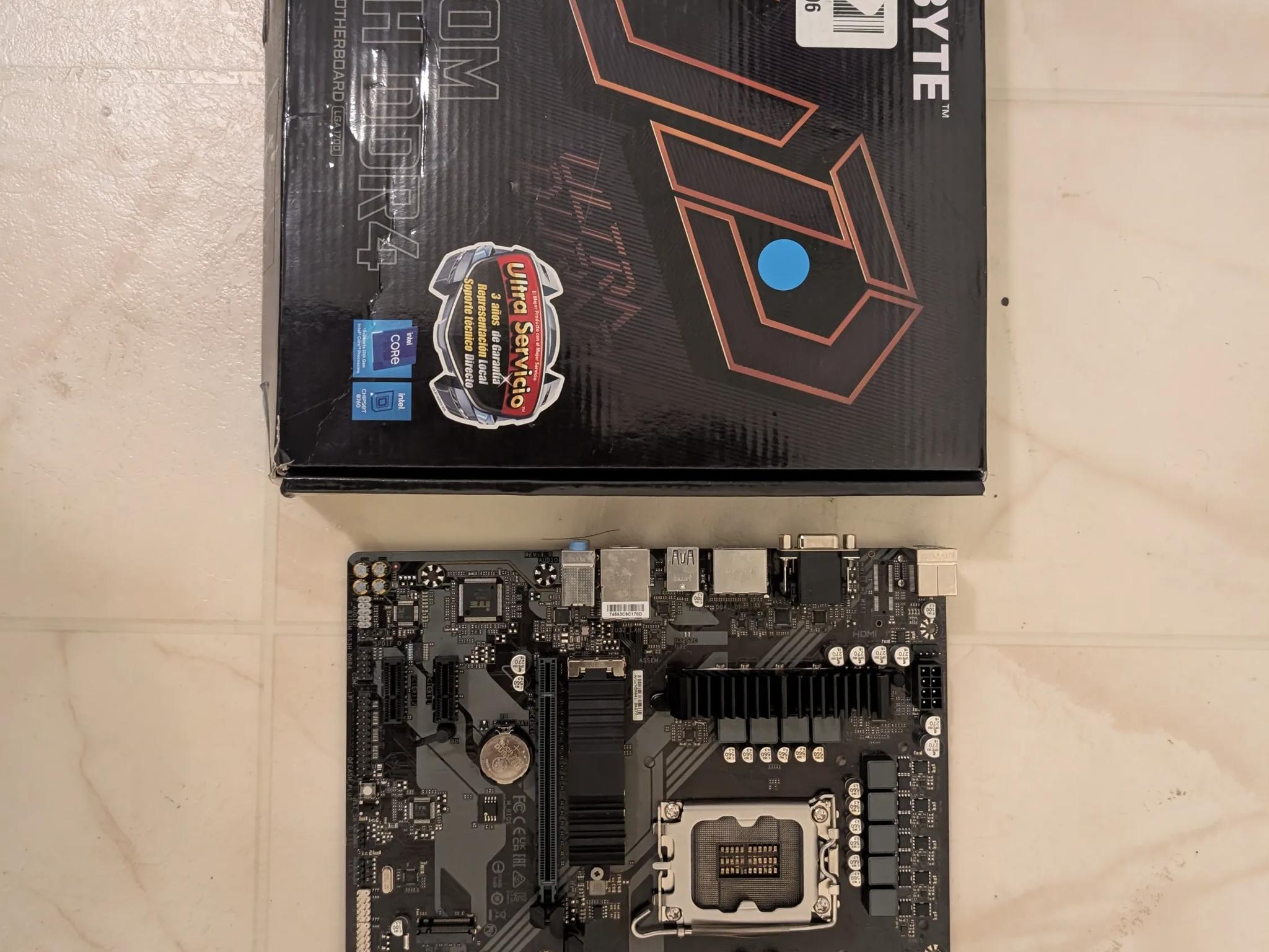GIGABYTE B760M DS3H DDR4 (LGA 1700/ Intel/ B760/ M-ATX/ DDR4/ Dual M.2/ PCIe 4.0)