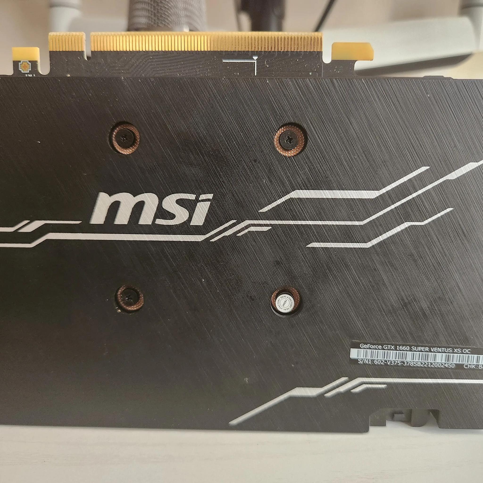 MSI Ventus XS OC nVidia GeForce GTX 1660 Super