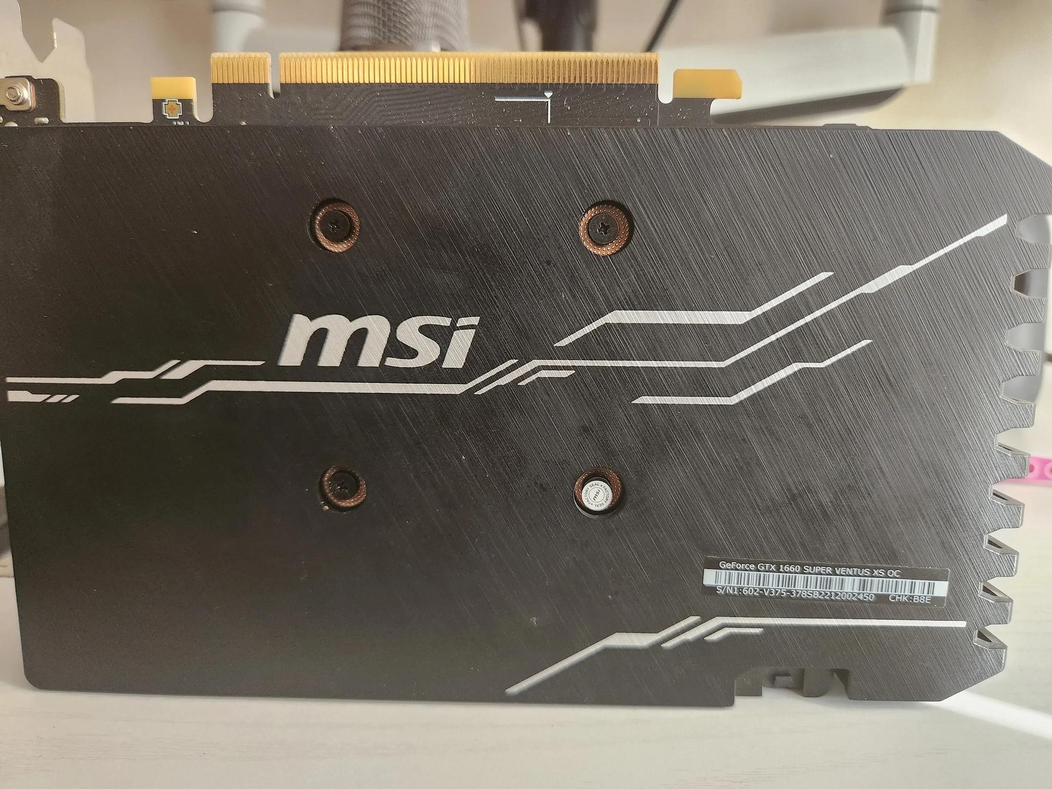 MSI Ventus XS OC nVidia GeForce GTX 1660 Super