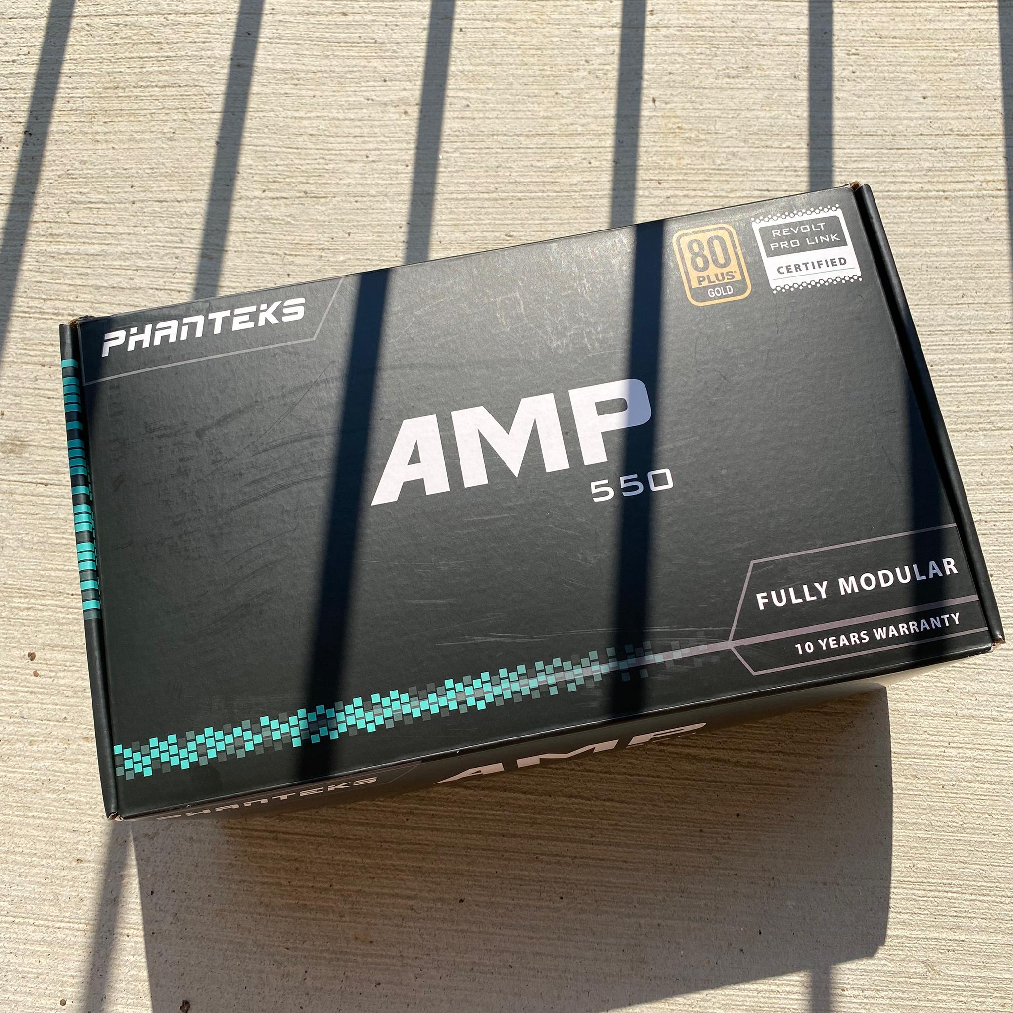 Phanteks AMP 550w 80+ Gold ATX PSU