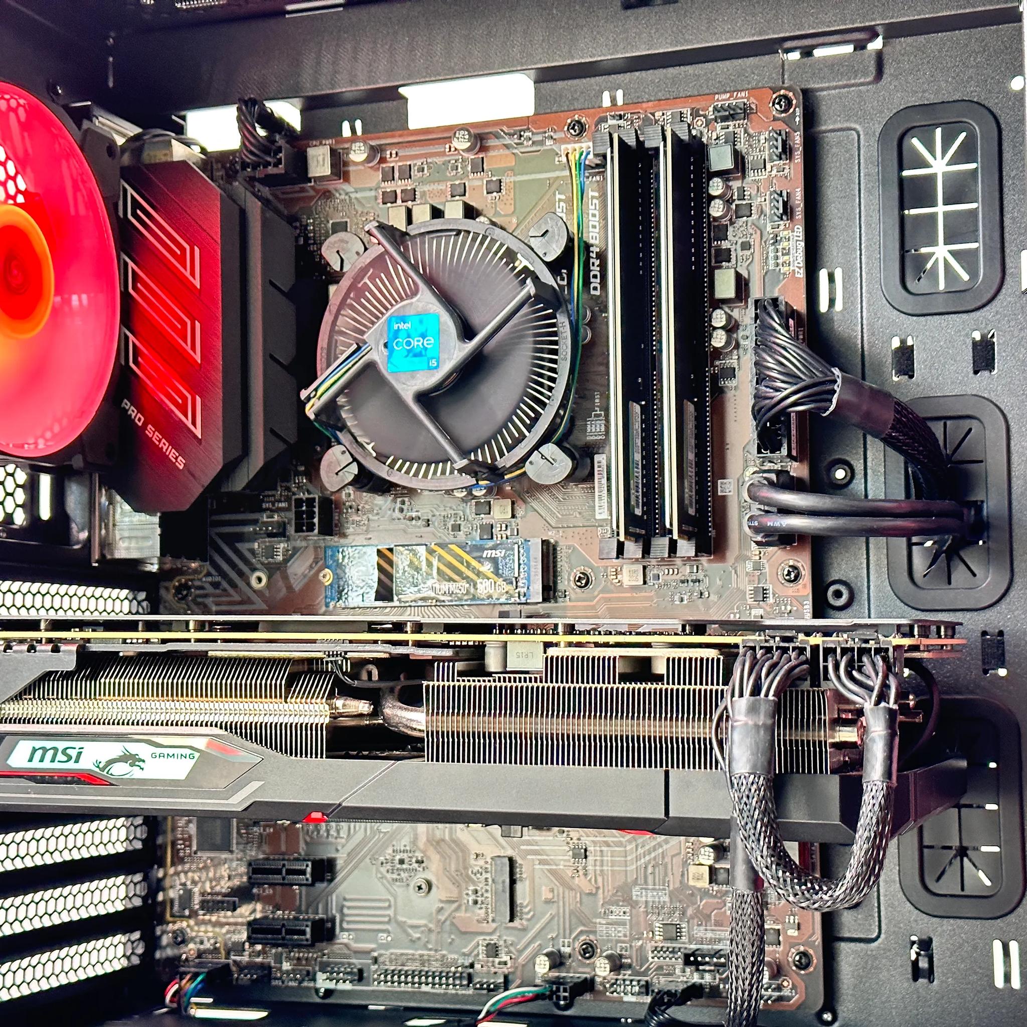 🔫💣For the 💵 💰Gaming PC 💣Intel Core i5-9600KF 6core💣AMD RX 5600XT 6GB💣16GB DDR4💣512GB Nvme SSD